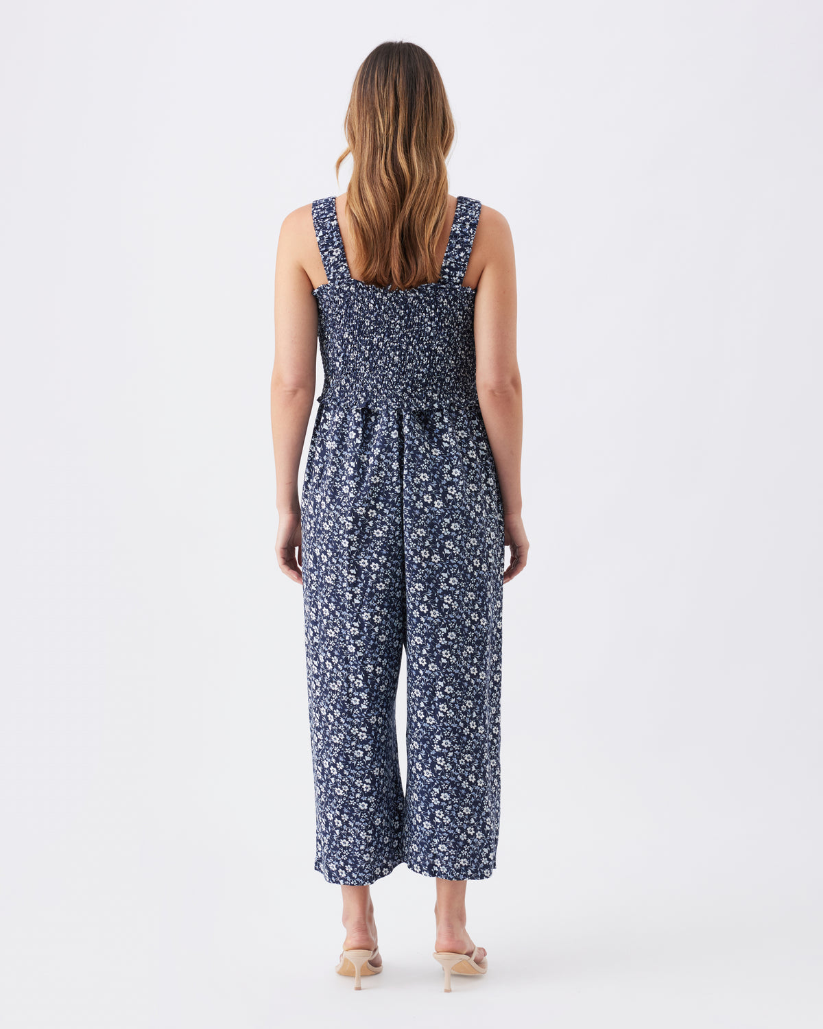 Elodie Nursing Jumpsuit Navy
