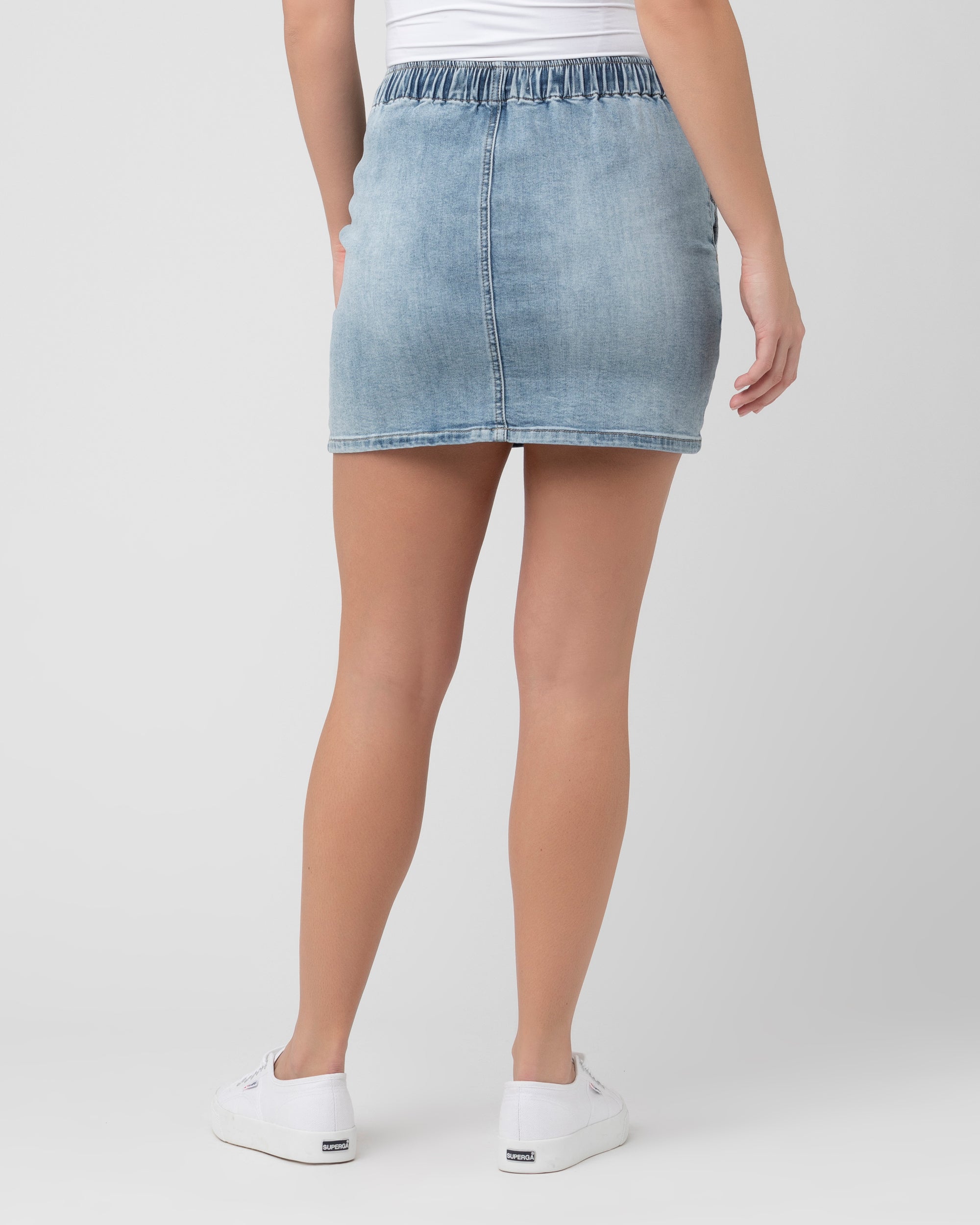 Bailey Denim Skirt Light Blue