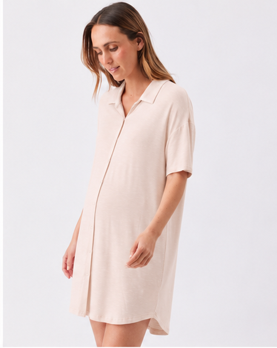 Dreamy Night Shirt Pink Sand