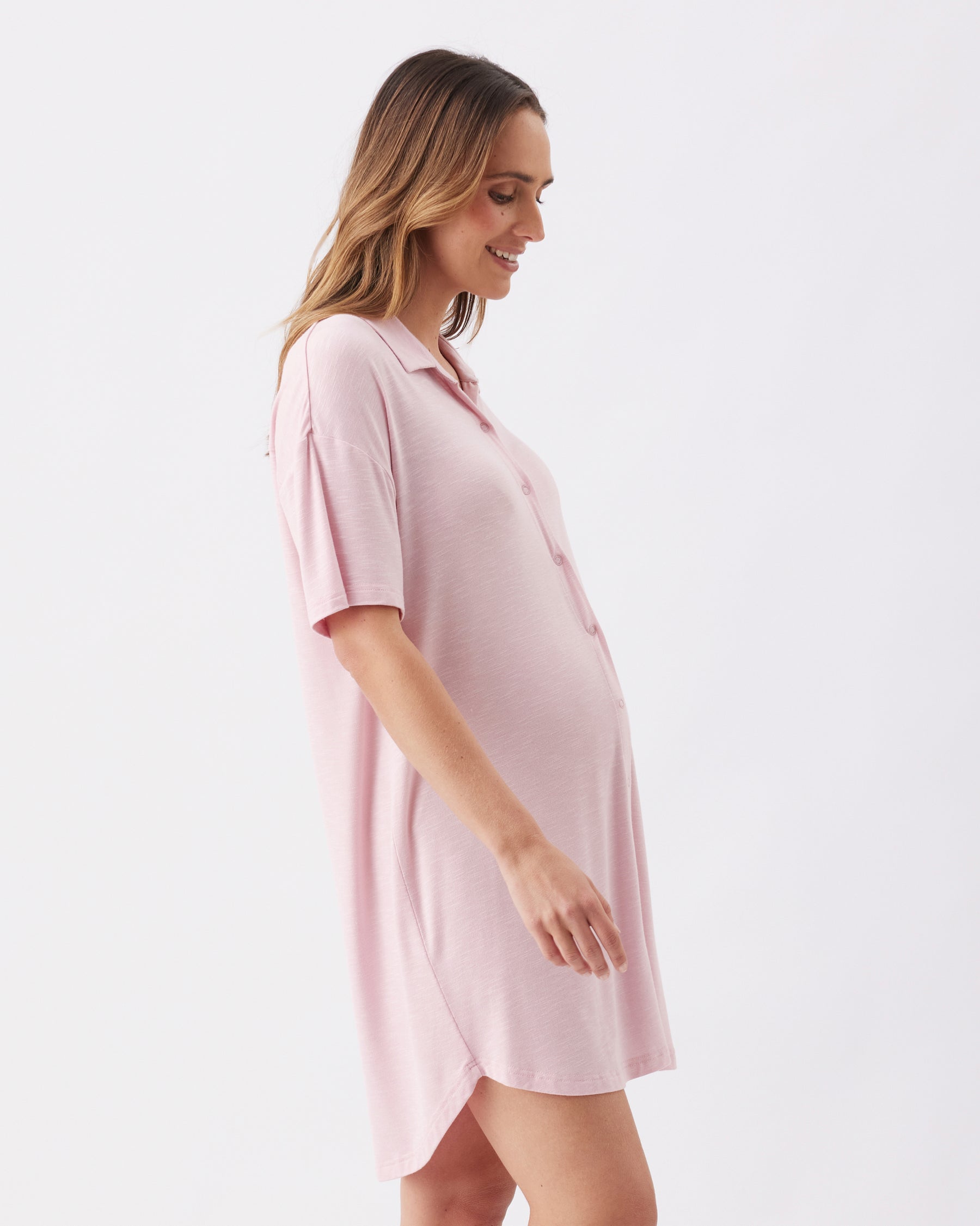 Dreamy Night Shirt Dusty Pink