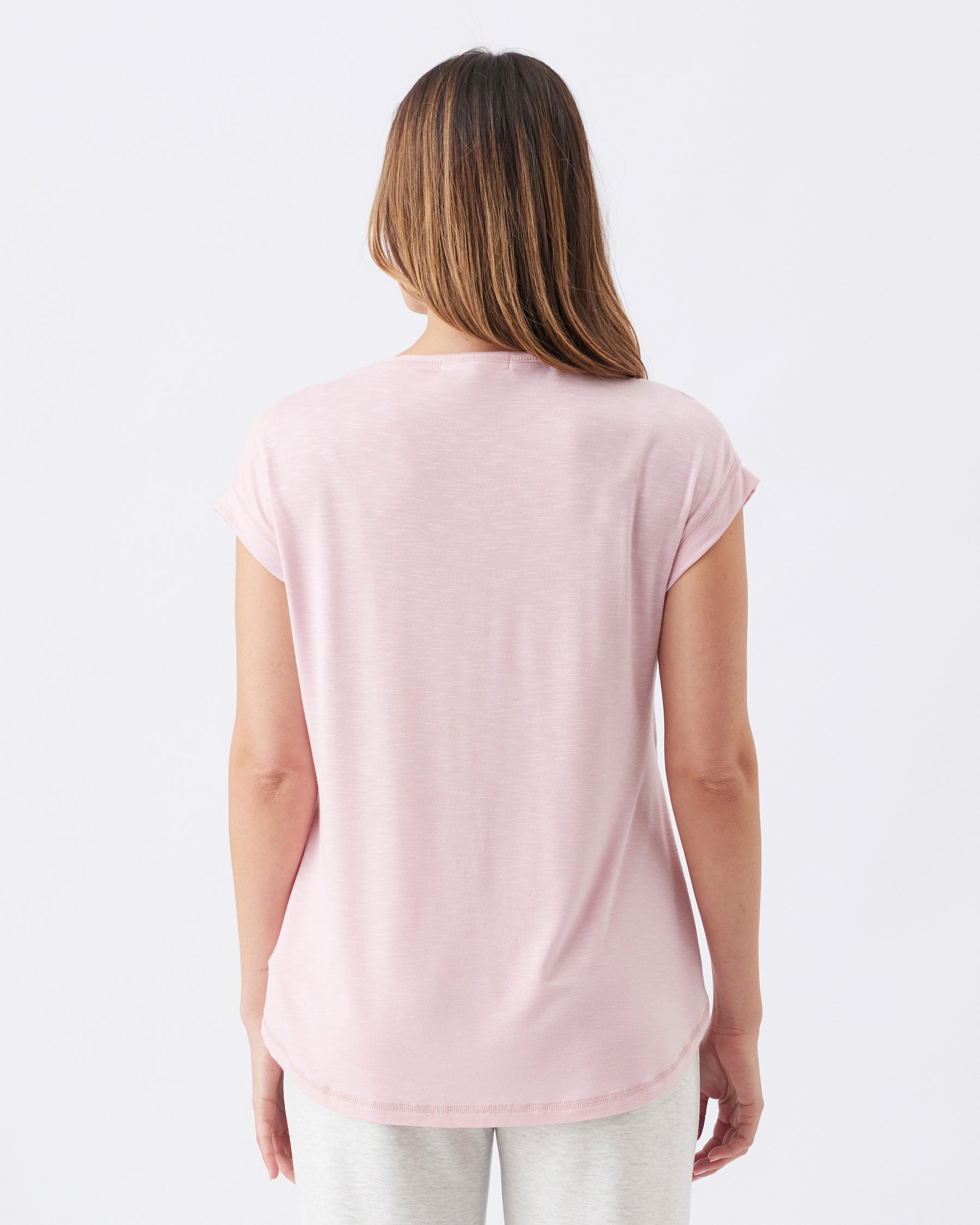 Dreamy Nursing Tee Dusty Pink