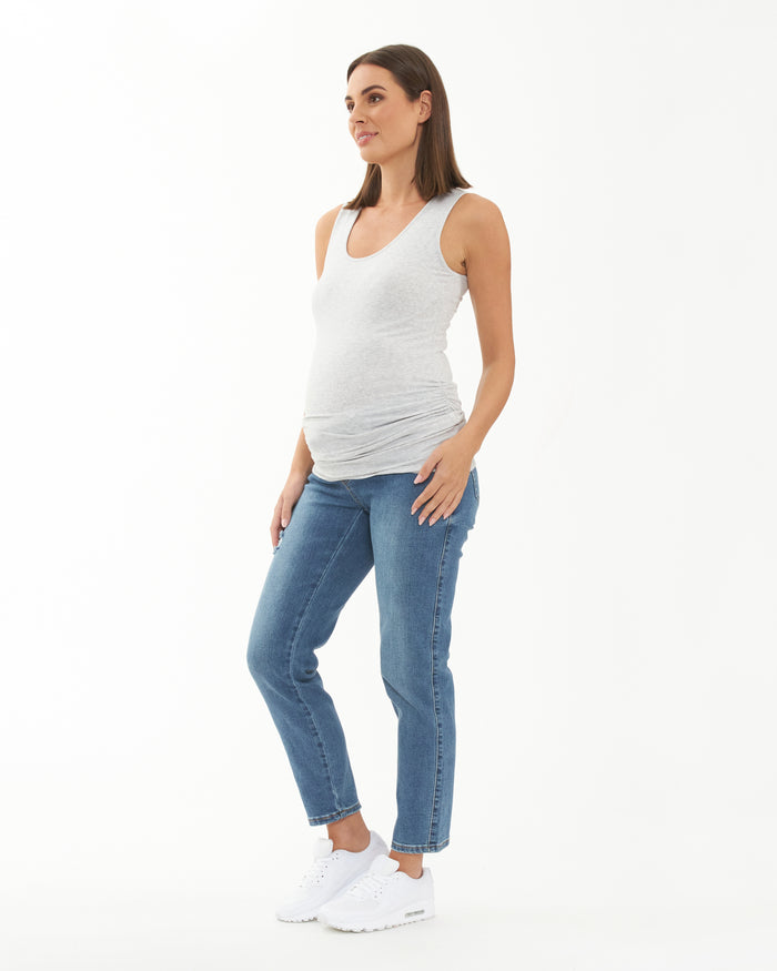 Ripe Organic Tube Tank - White