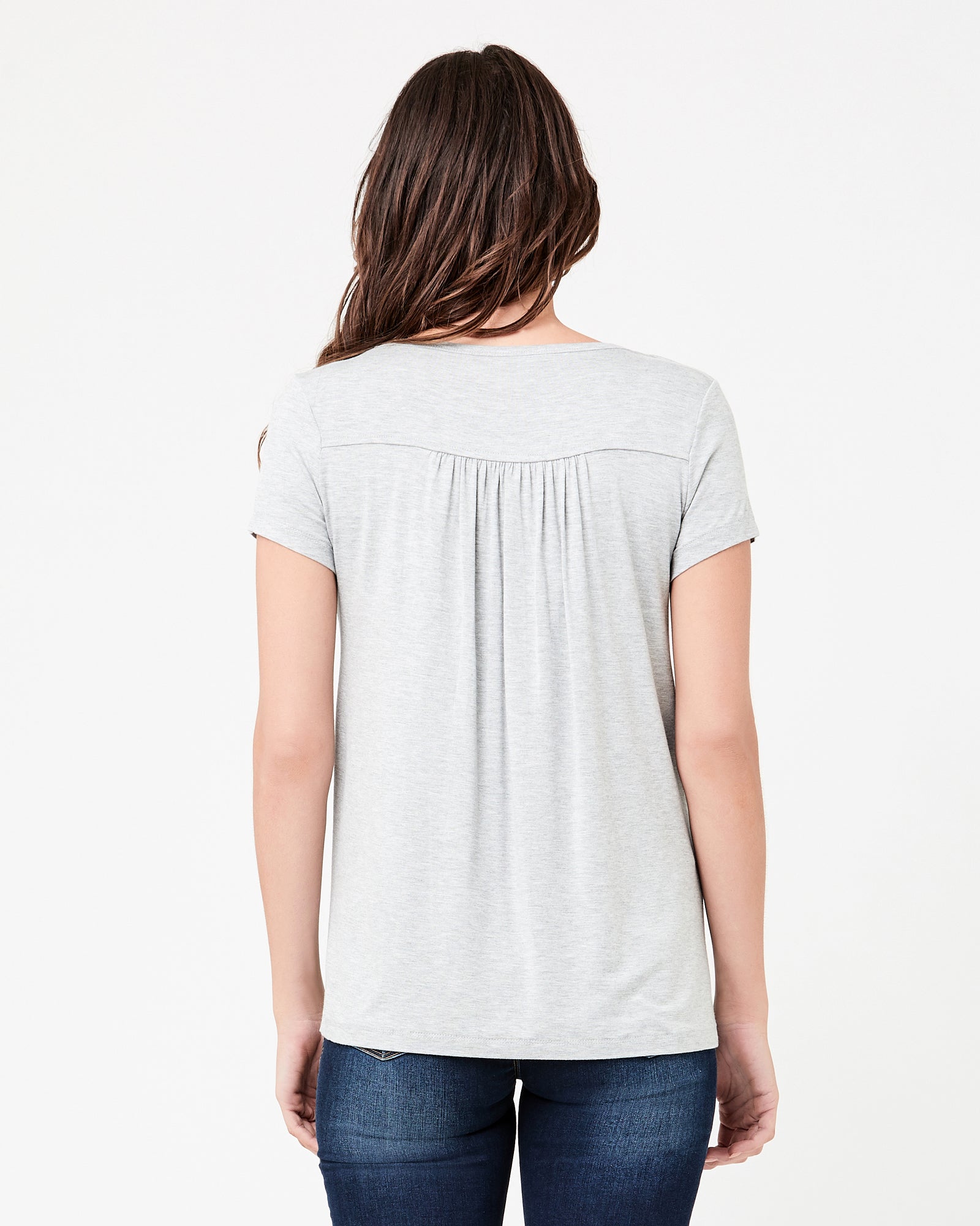 Lara Nursing Tee Silver Marle