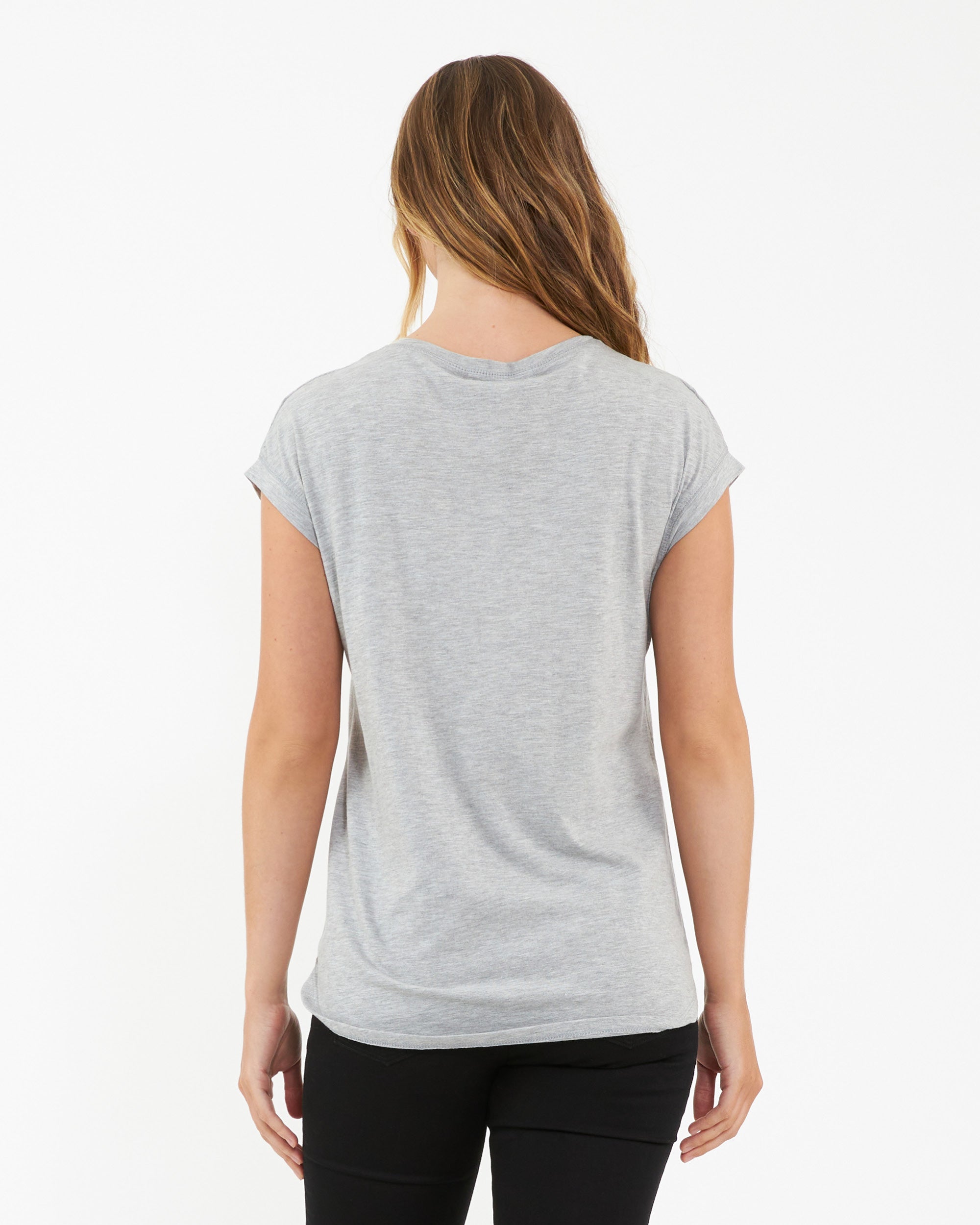 Richie Nursing Tee Grey Marle