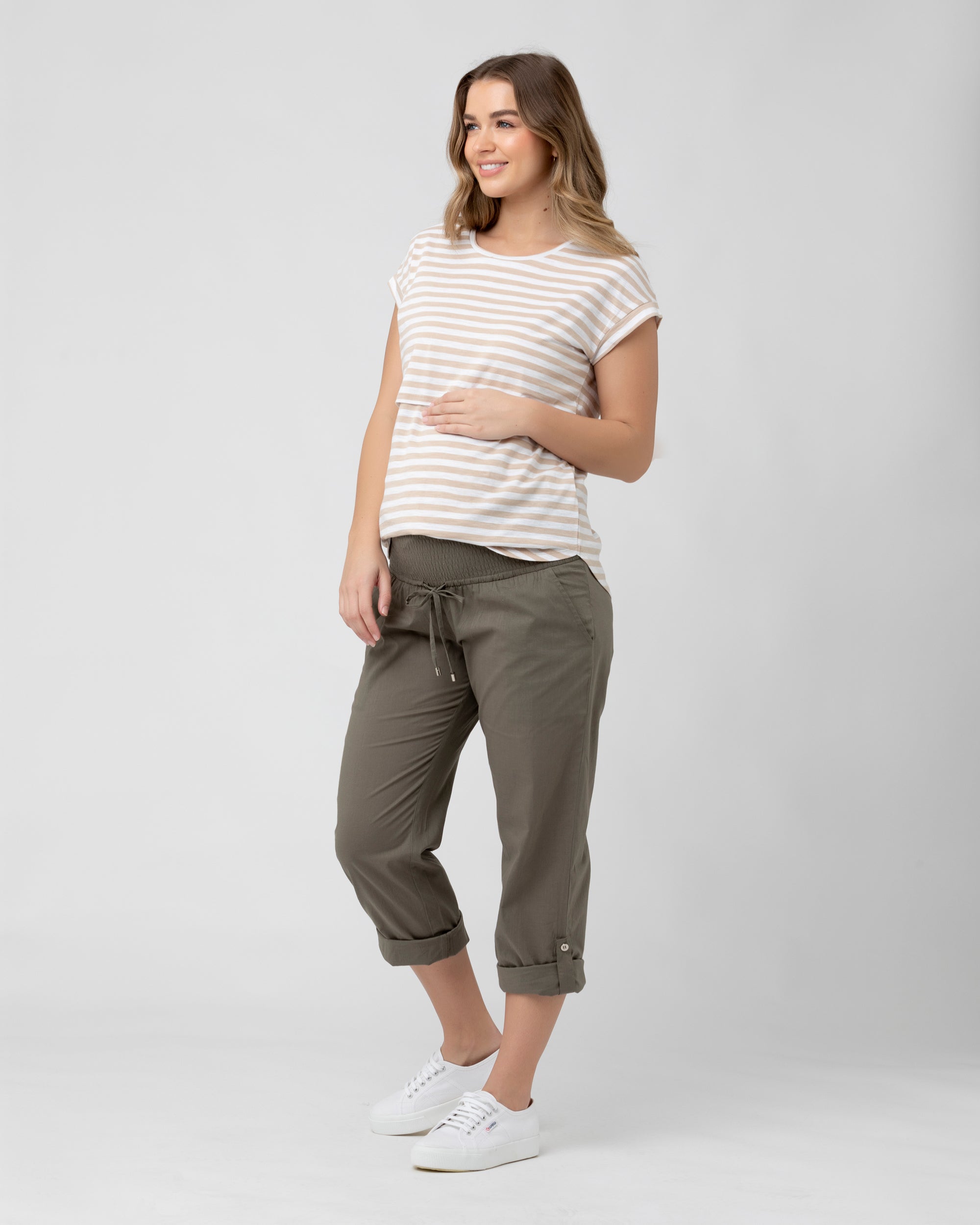 Lionel Nursing Tee Natural /White