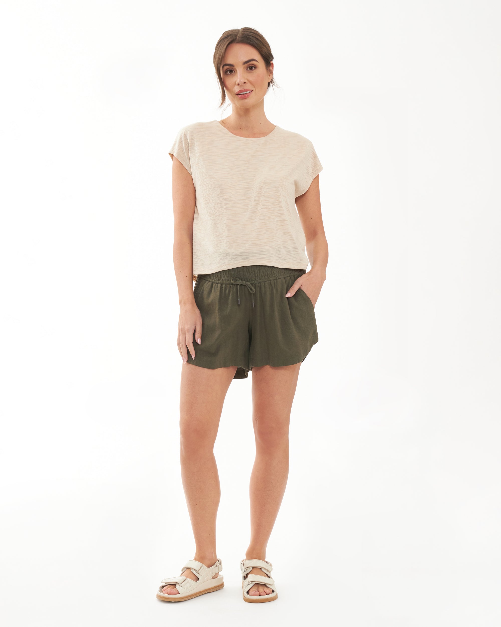 Jazmin Nursing Tee  Natural