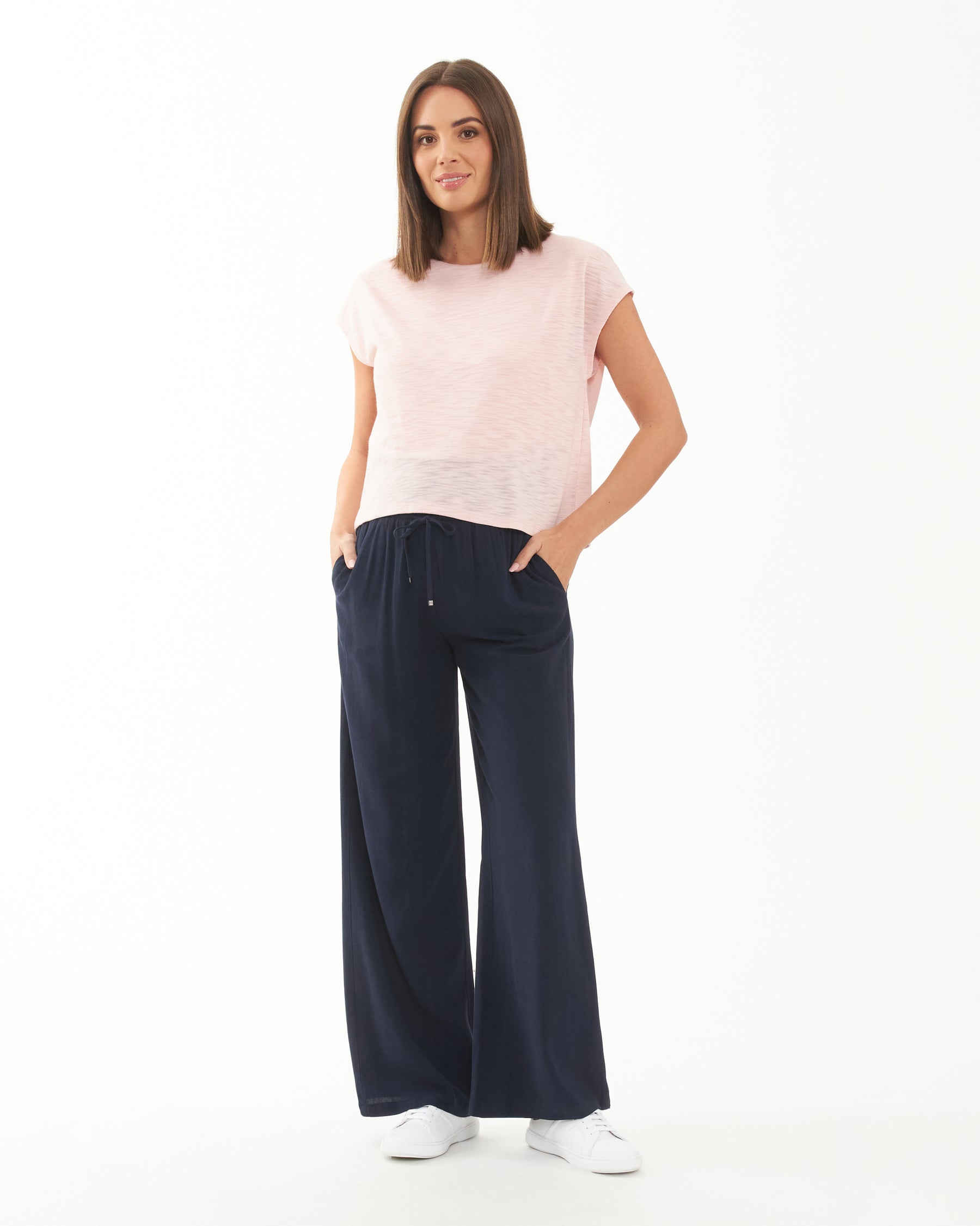 Jazmin Nursing Tee  Soft Pink
