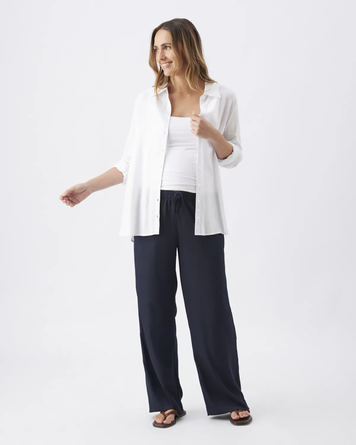 Clara Relaxed Shirt  White