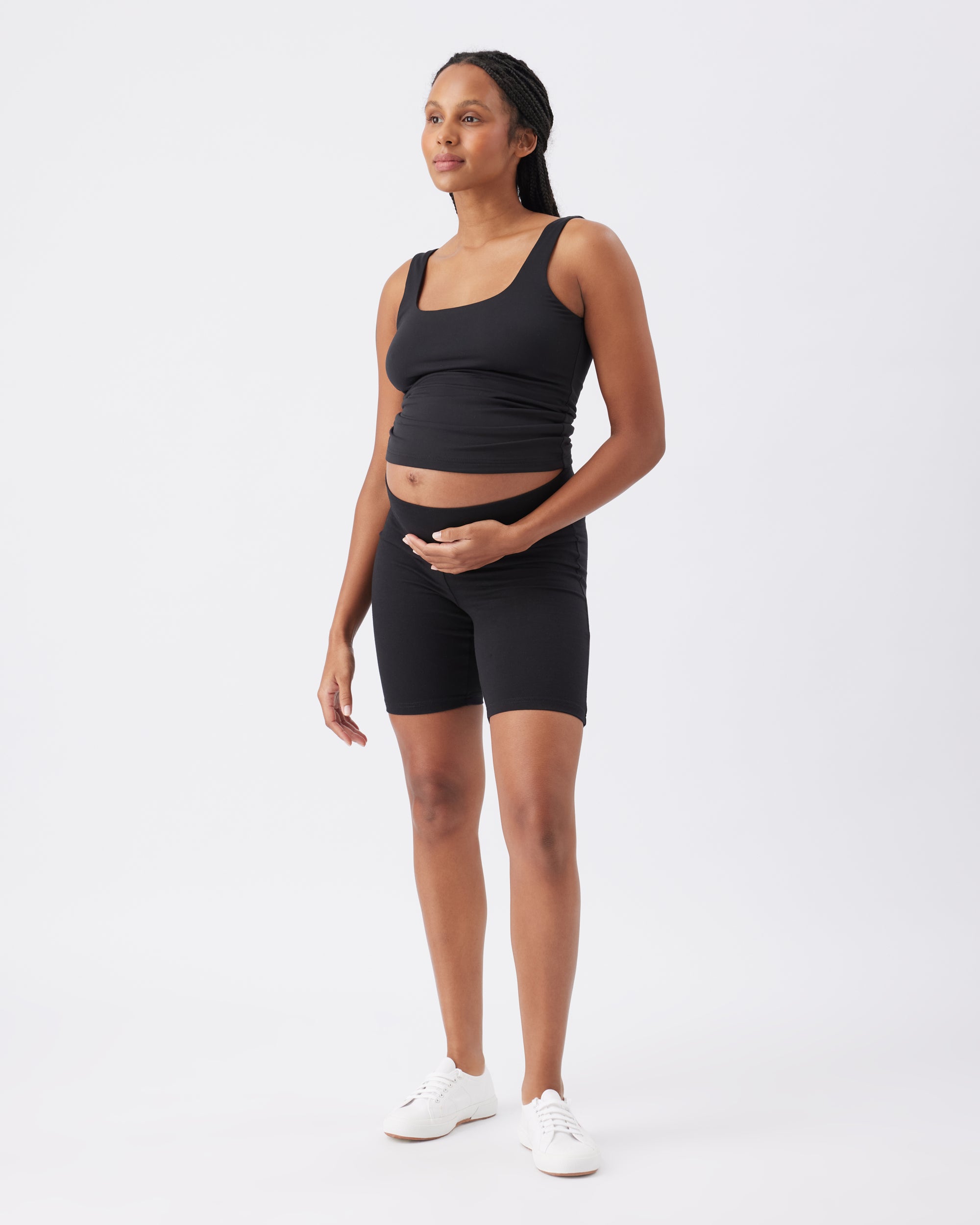 Luxe Knit Tank Top  Black