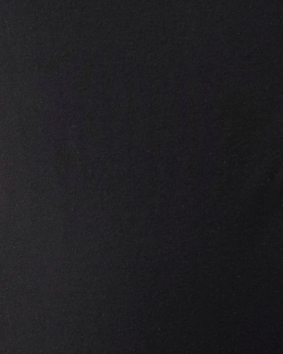 Organic Cotton Ruched Tee  Black