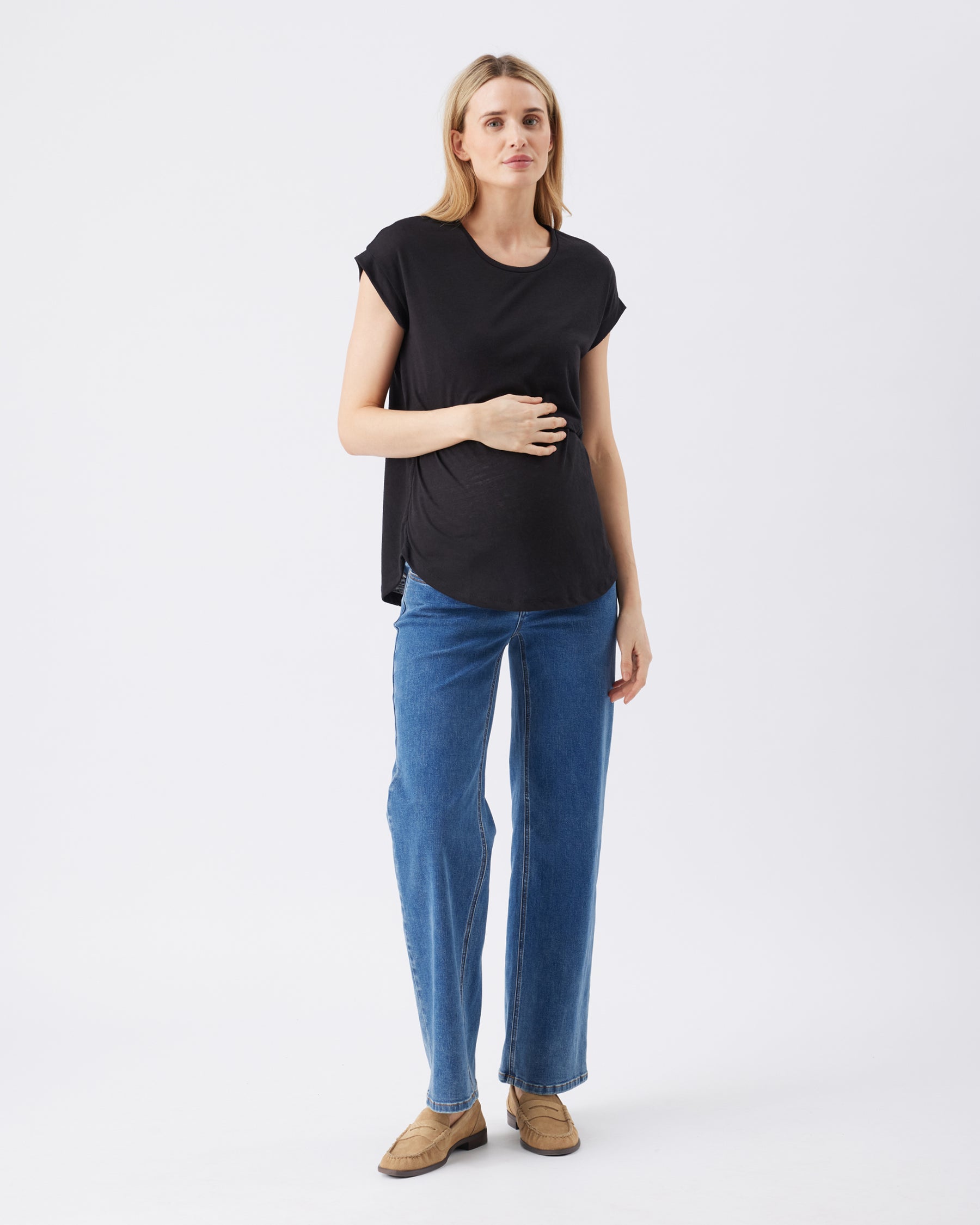 Ziggy Nursing Tee  Black
