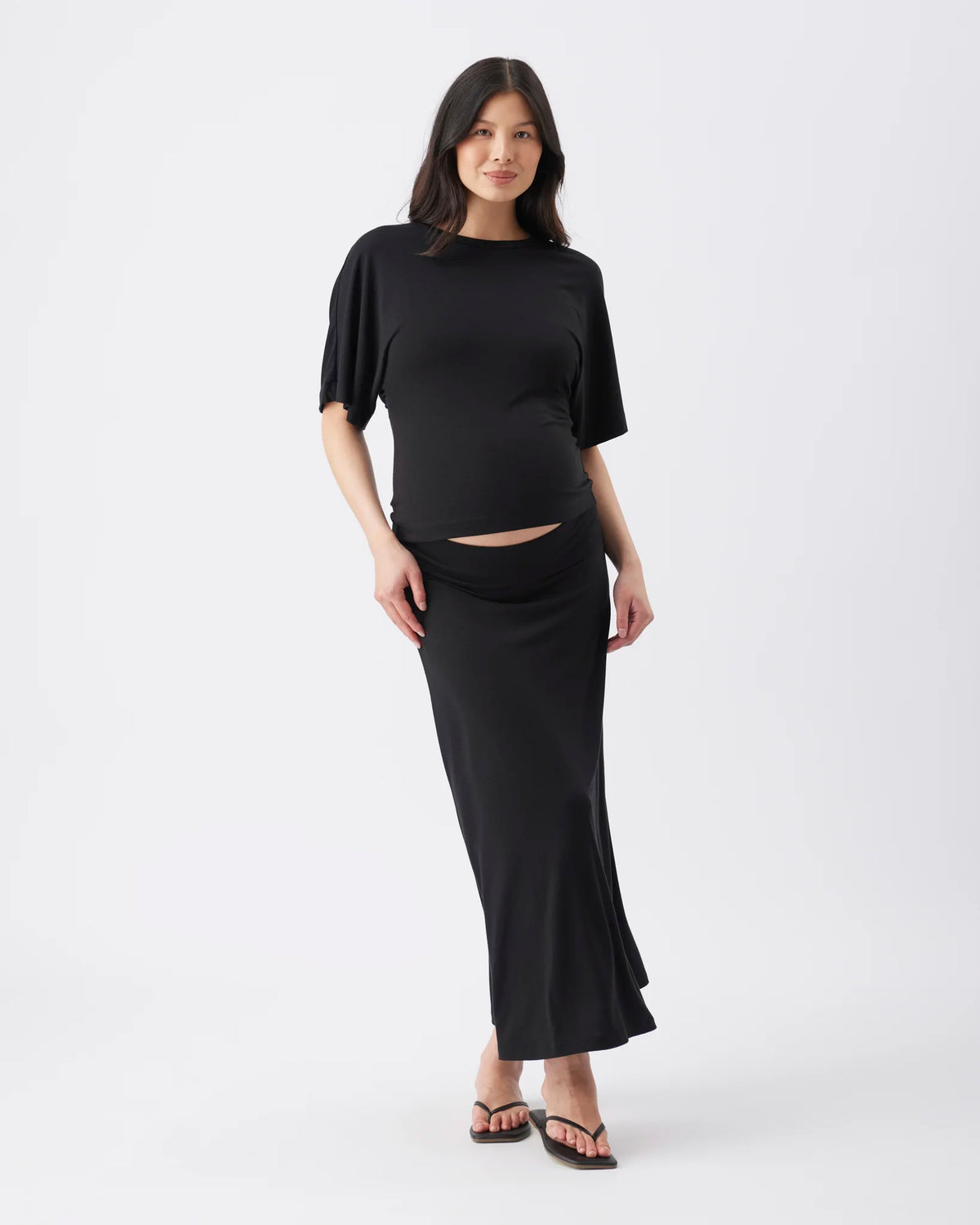 Evie Short Sleeve Top Black