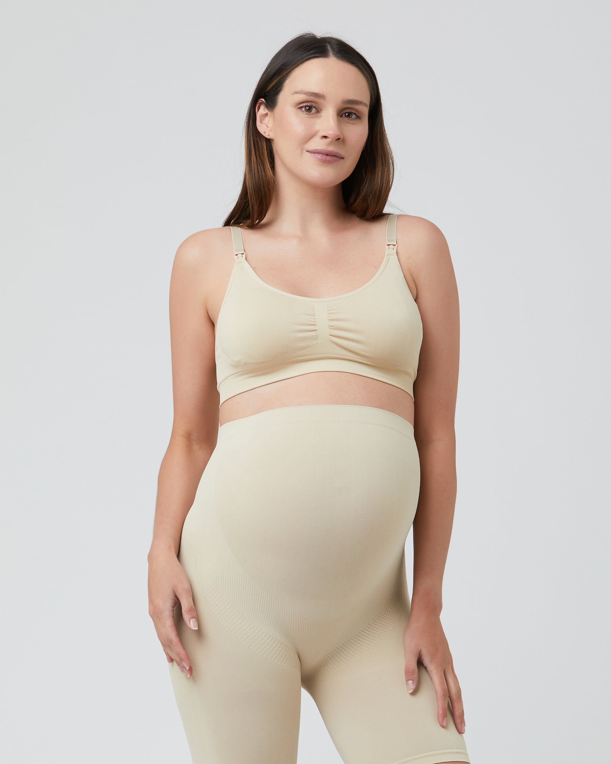 Seamless Nursing Bra Natural