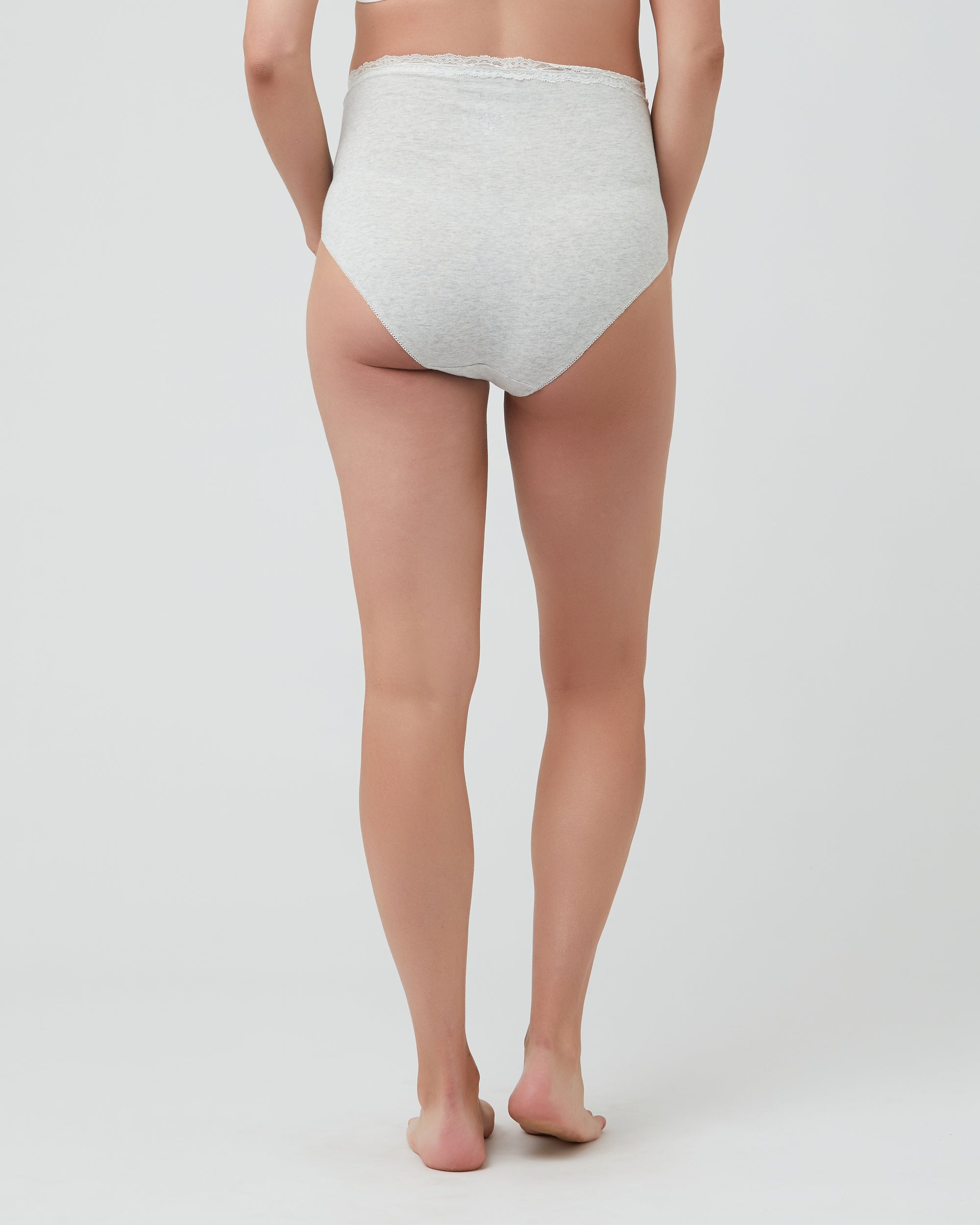 Organic Cotton Full Briefs Silver Marle