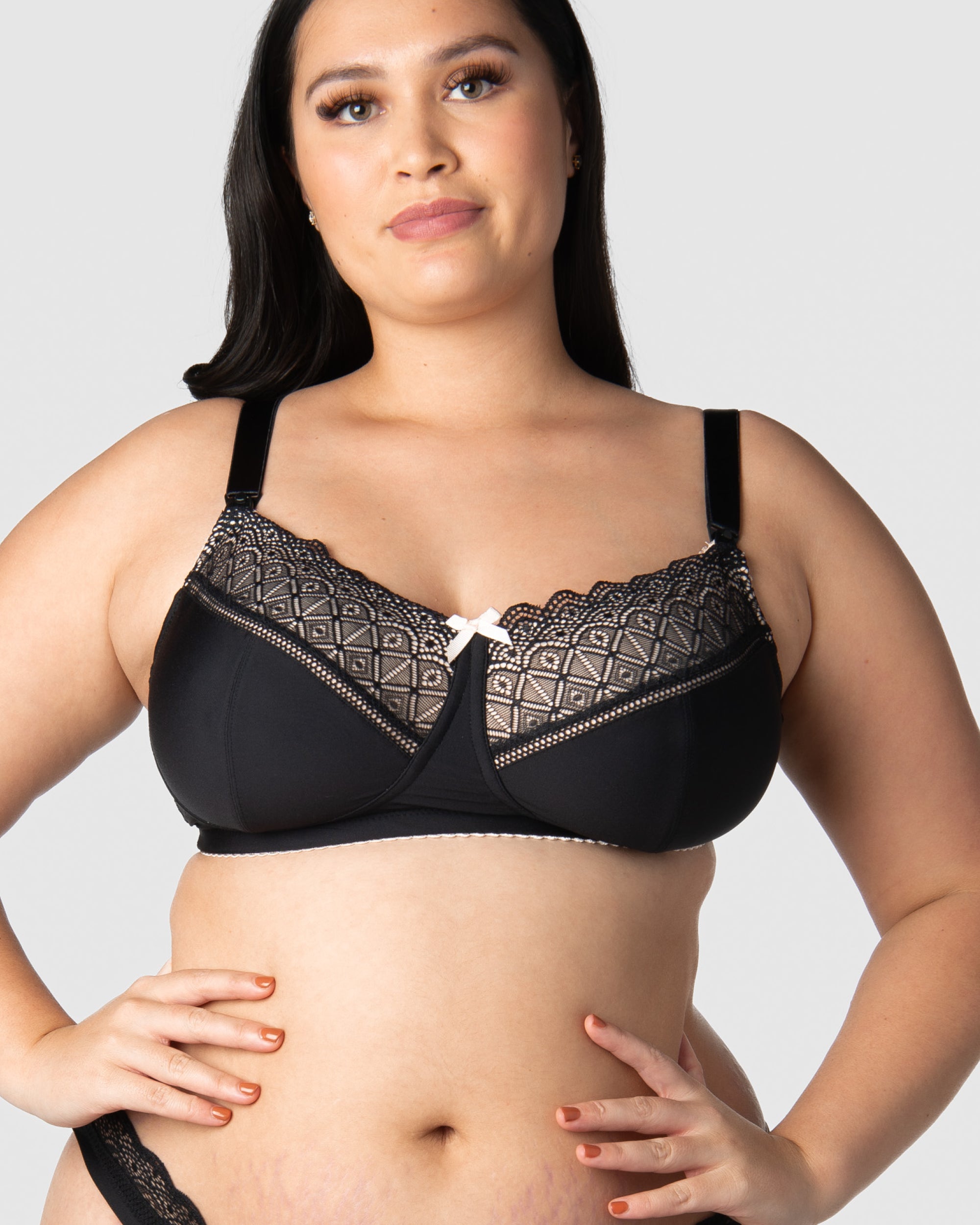 Hotmilk Show Off Nursing Bra Black