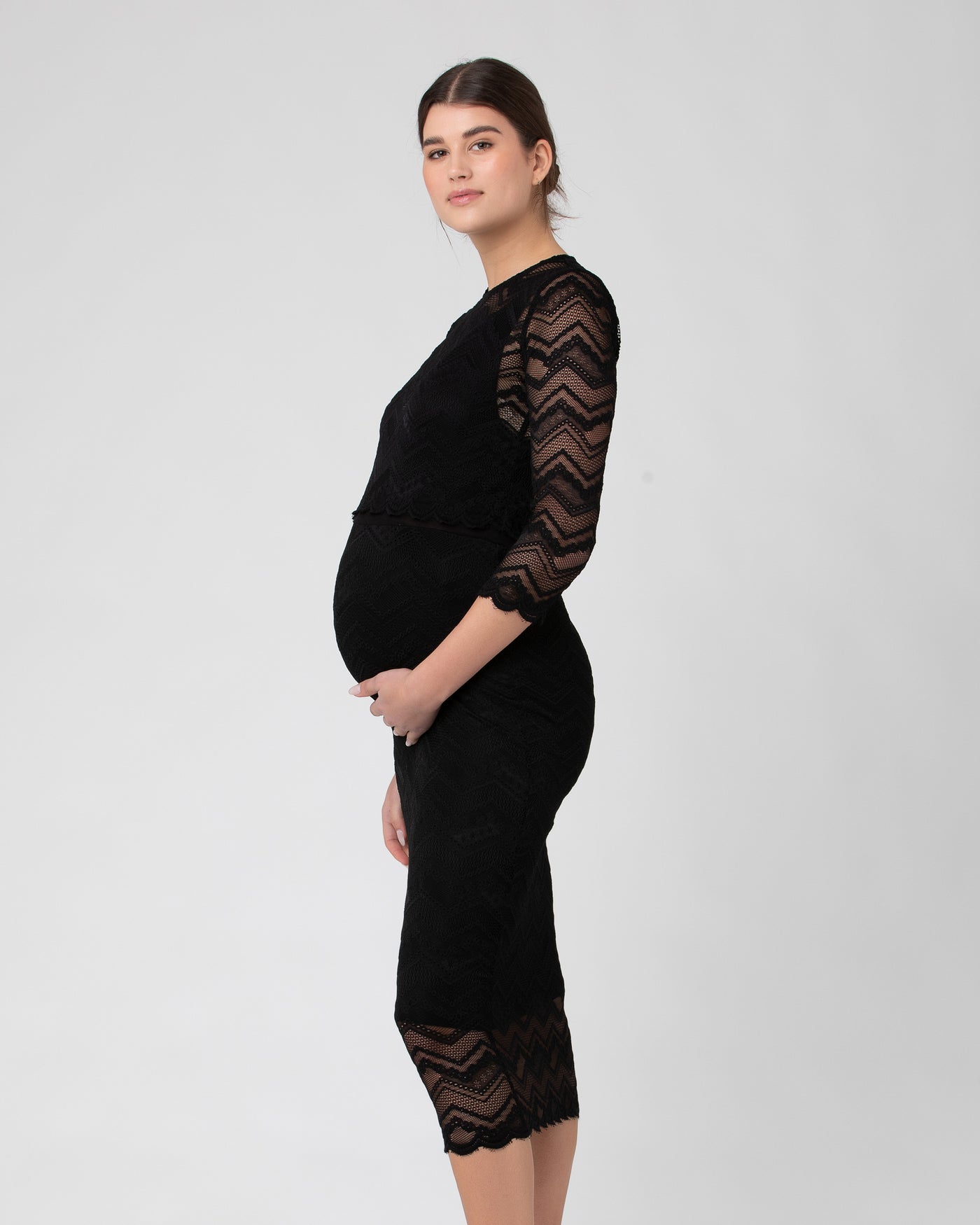 Eve Lace Nursing Dress