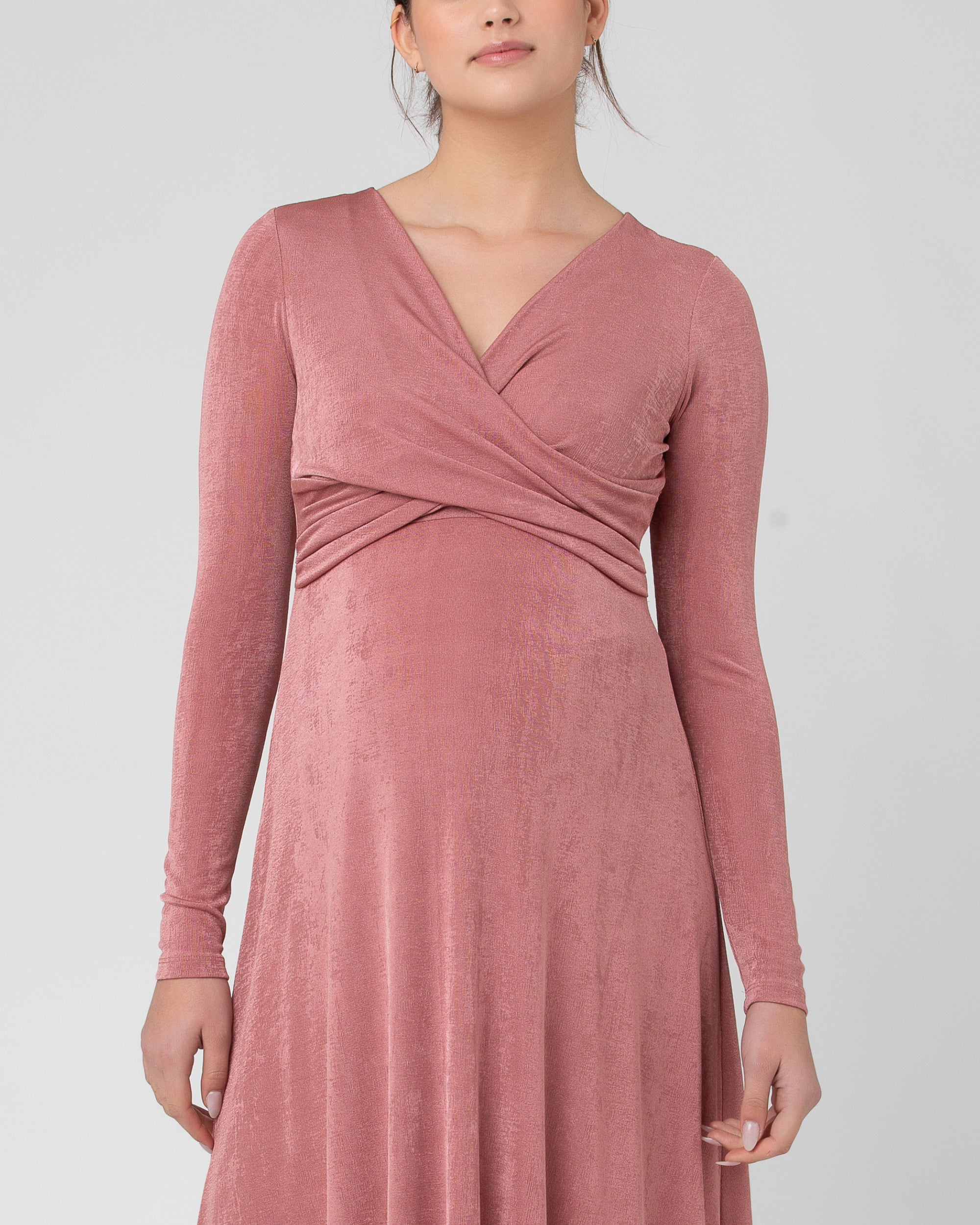 Portia Nursing Dress Rouge