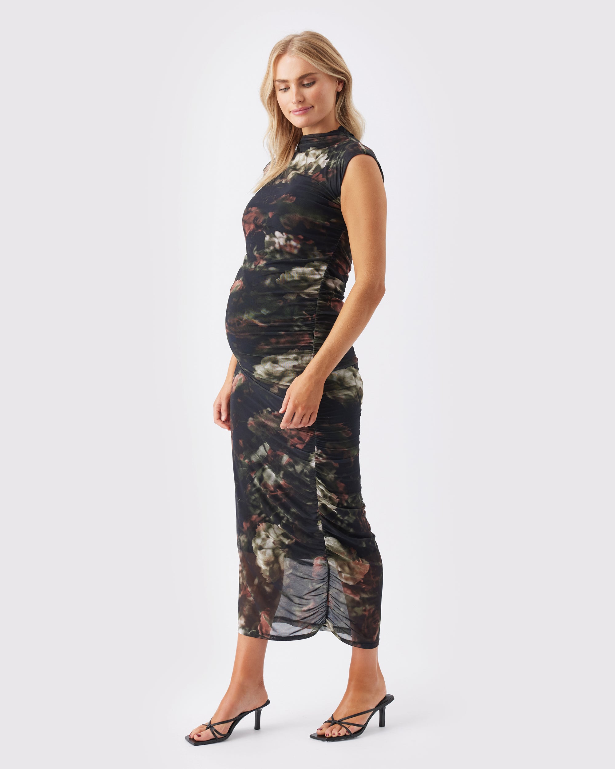 Vella Mesh Dress  Black