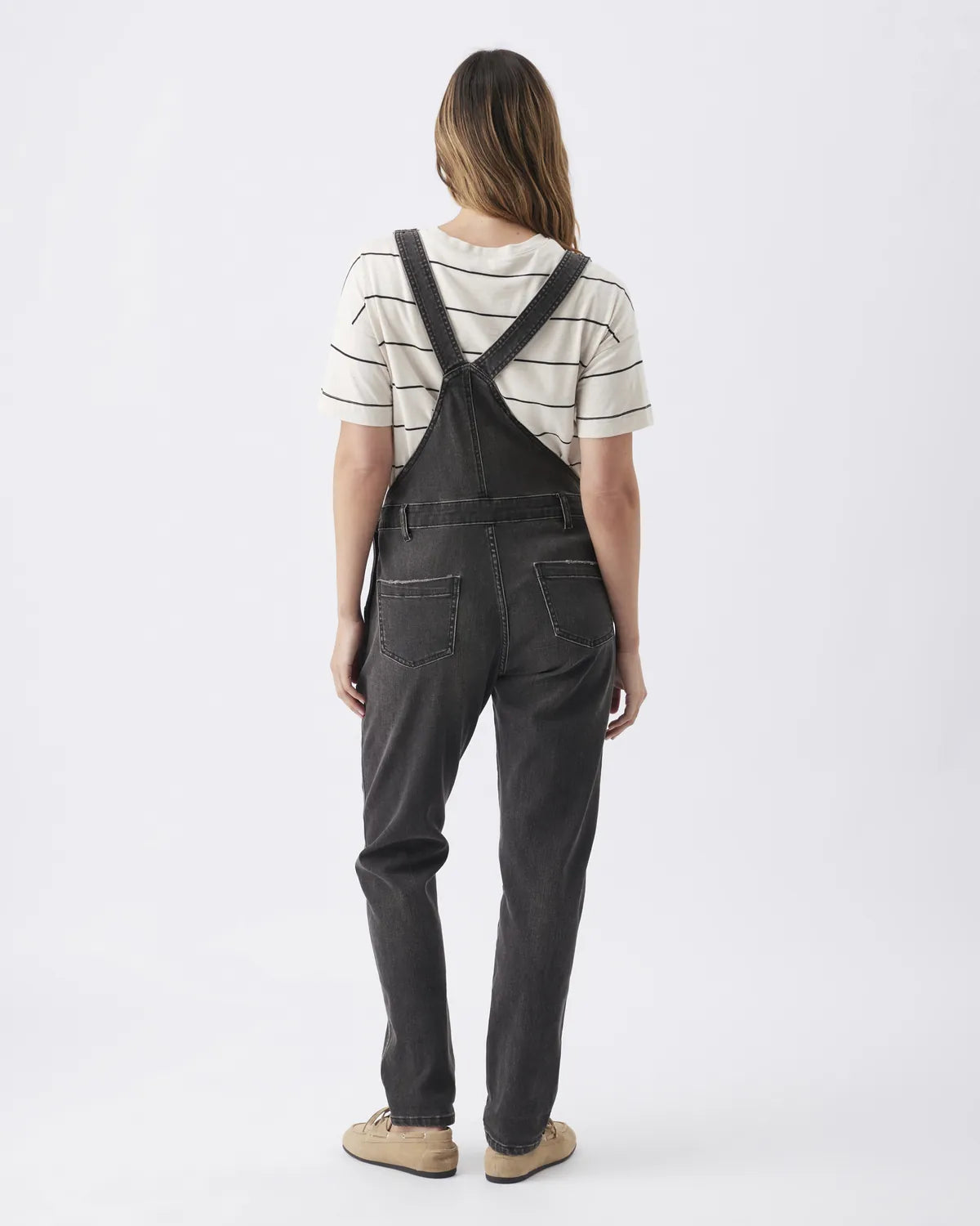 Denim Overalls Black