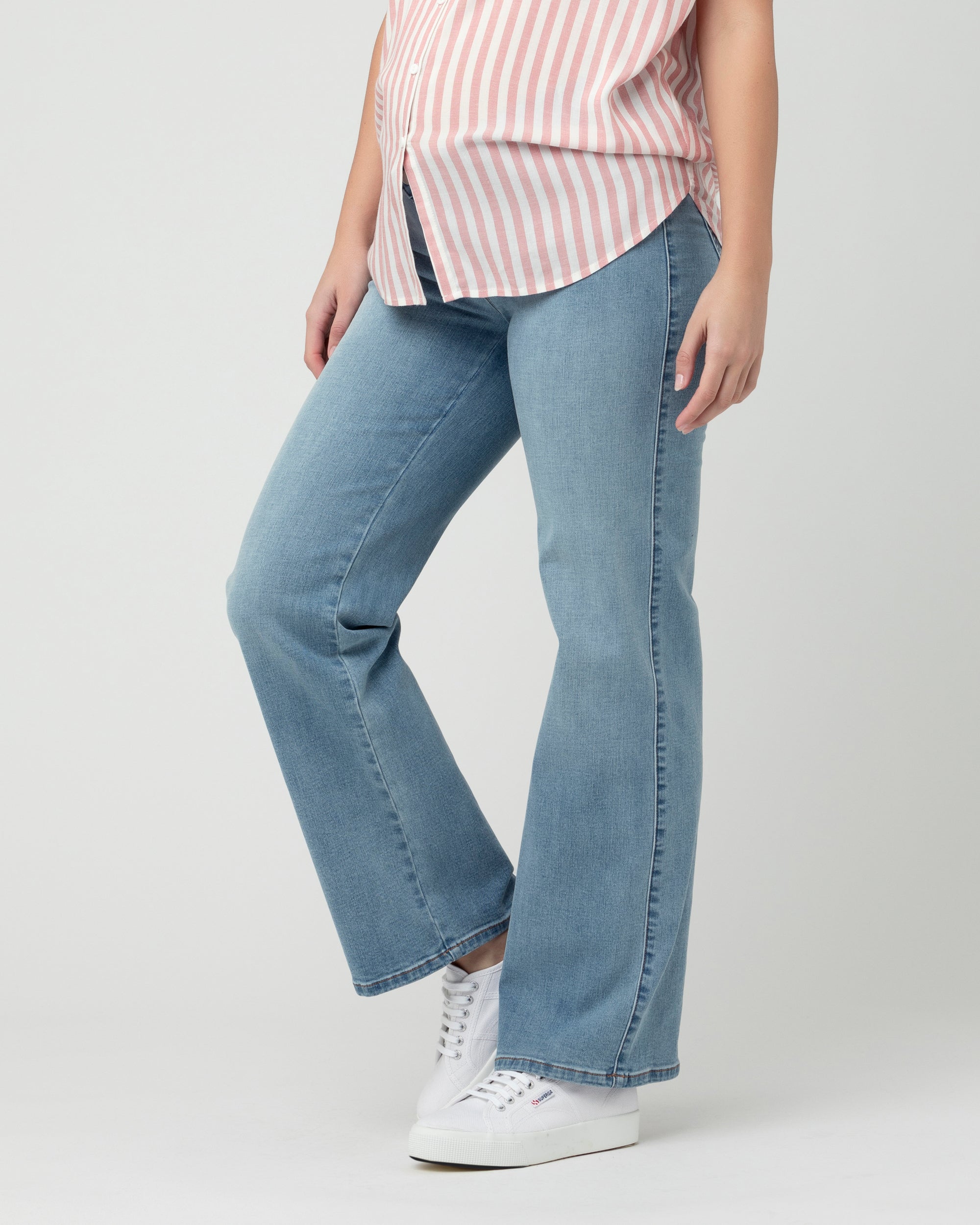 Kyle Wide Leg Jean Light Blue