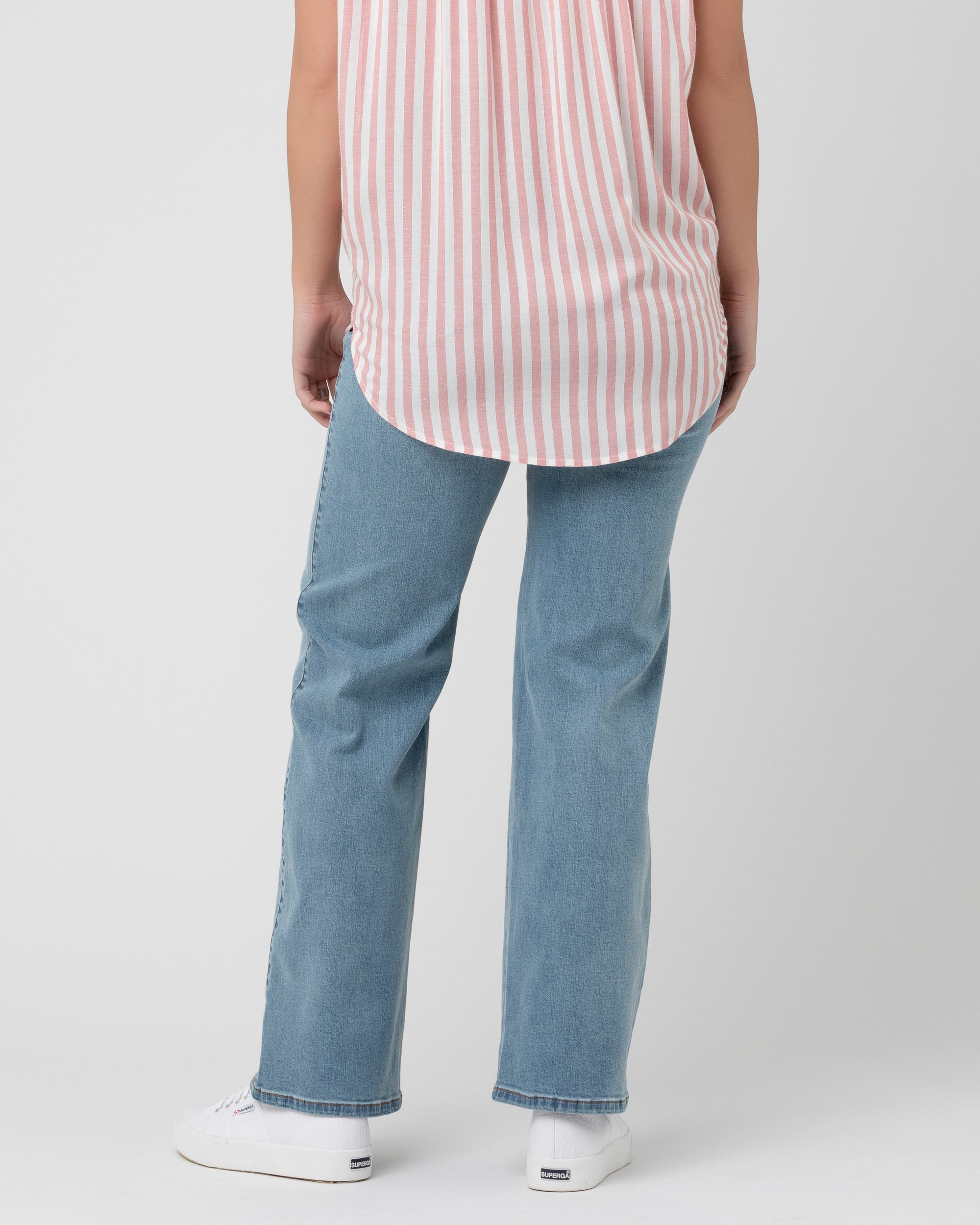 Kyle Wide Leg Jean Light Blue