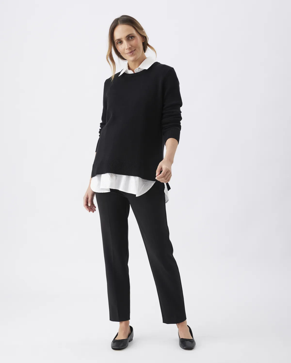 Alexa Classic Crop Pant  Black