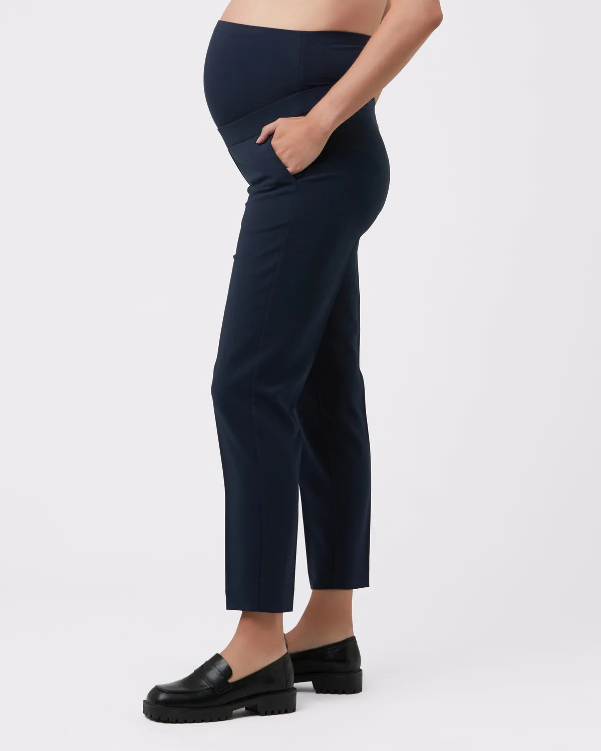 Alexa Classic Crop Pant  Navy