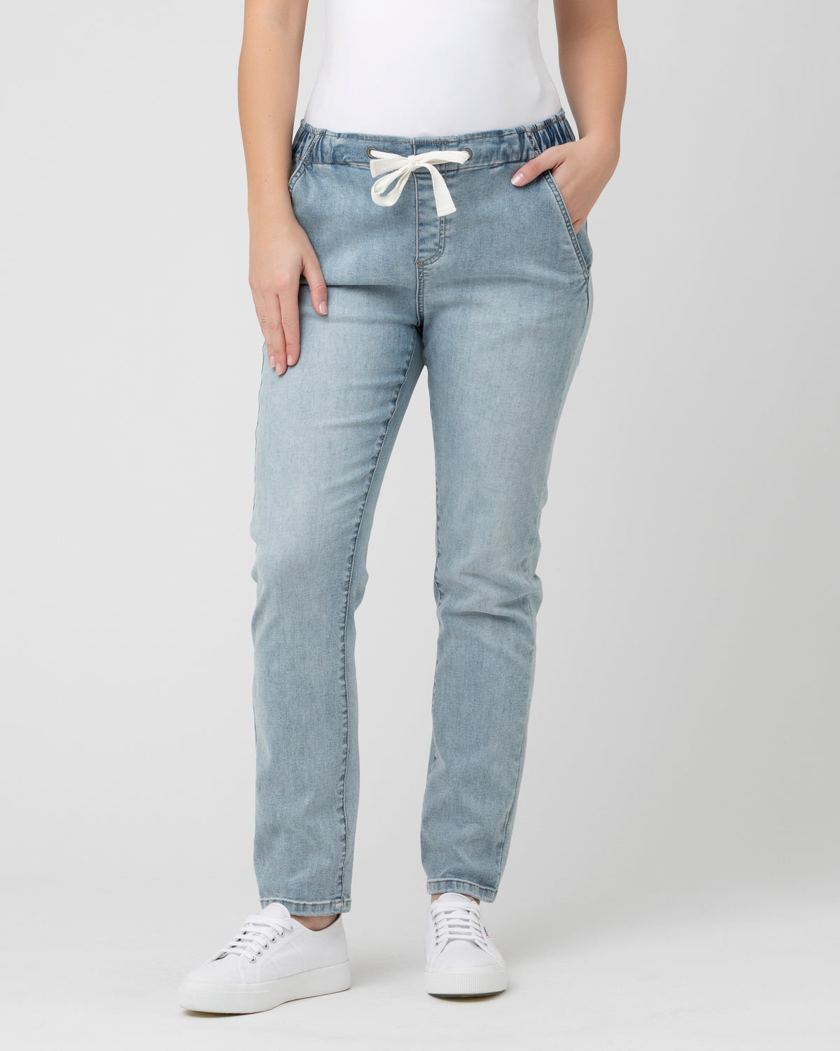 Denim Jogger Light Blue