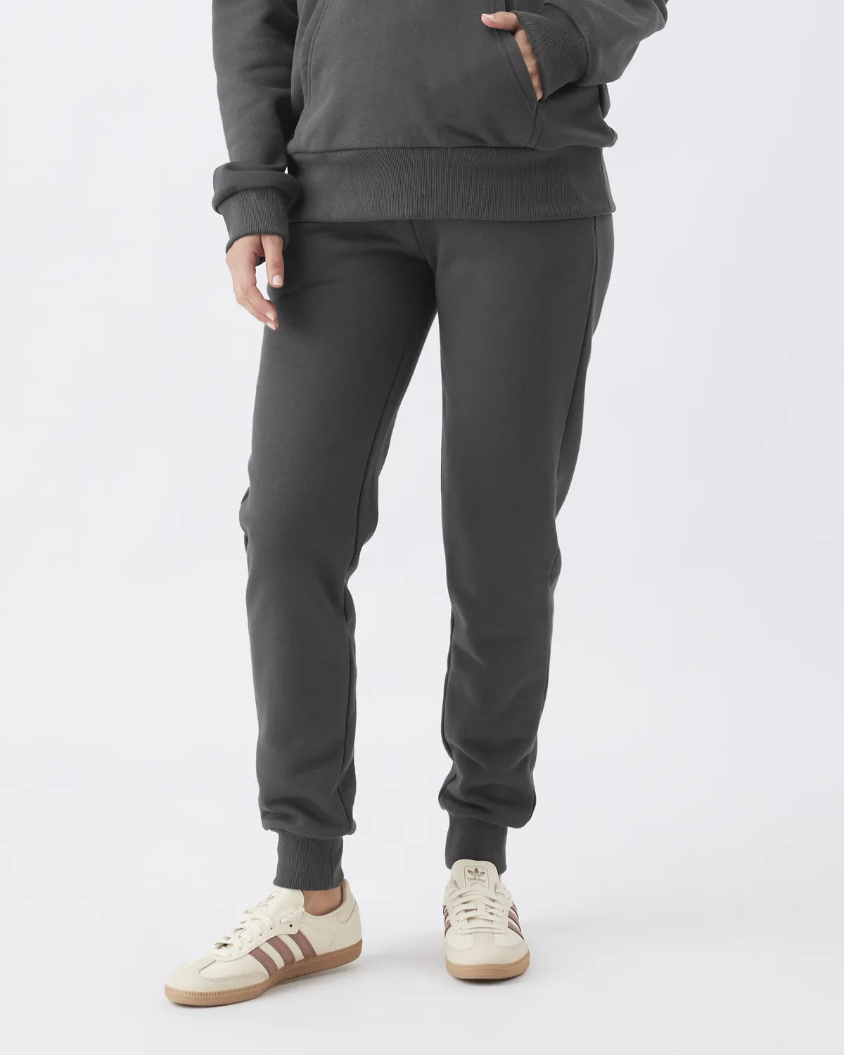 Taylor Over Tummy Joggers  Slate