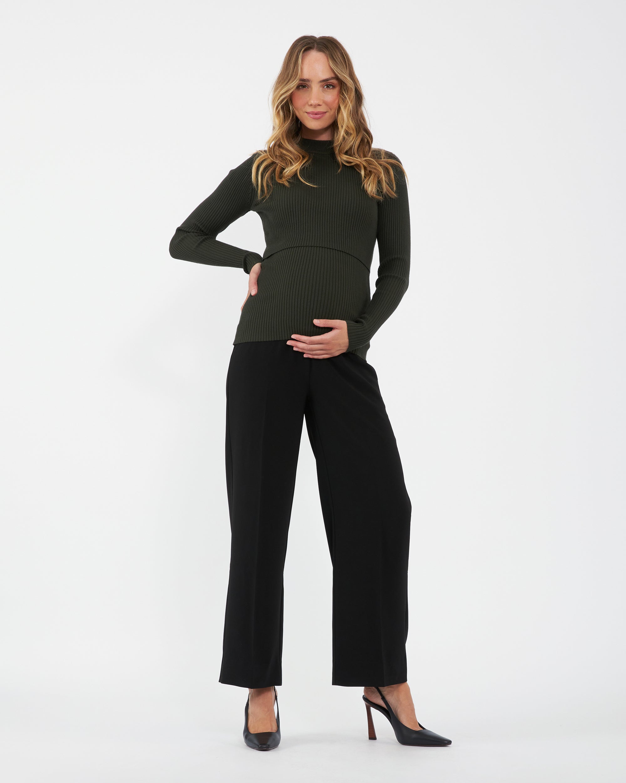 Alexa Wide Leg Pant  Black