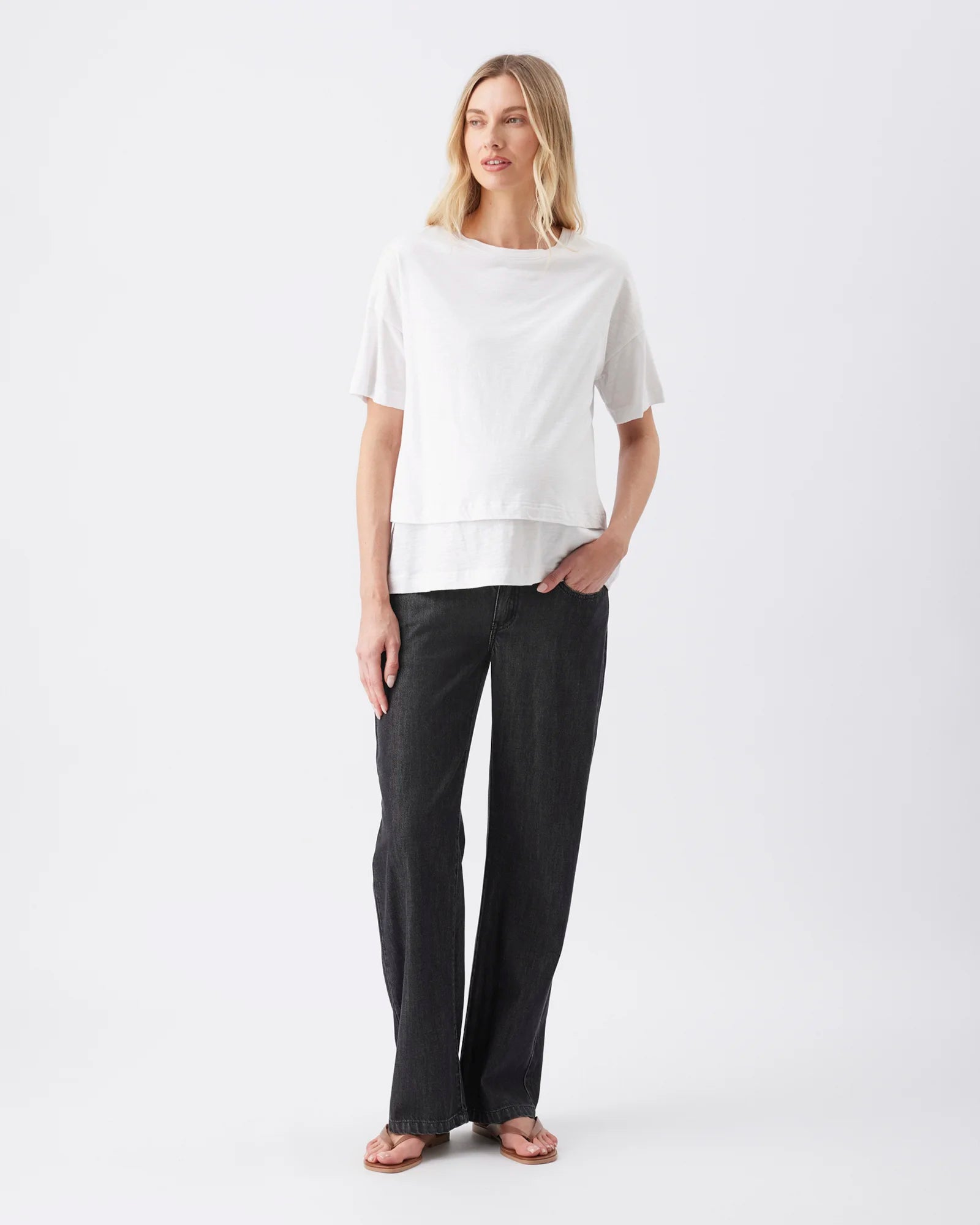 Billie Elastic Waist Jean Black