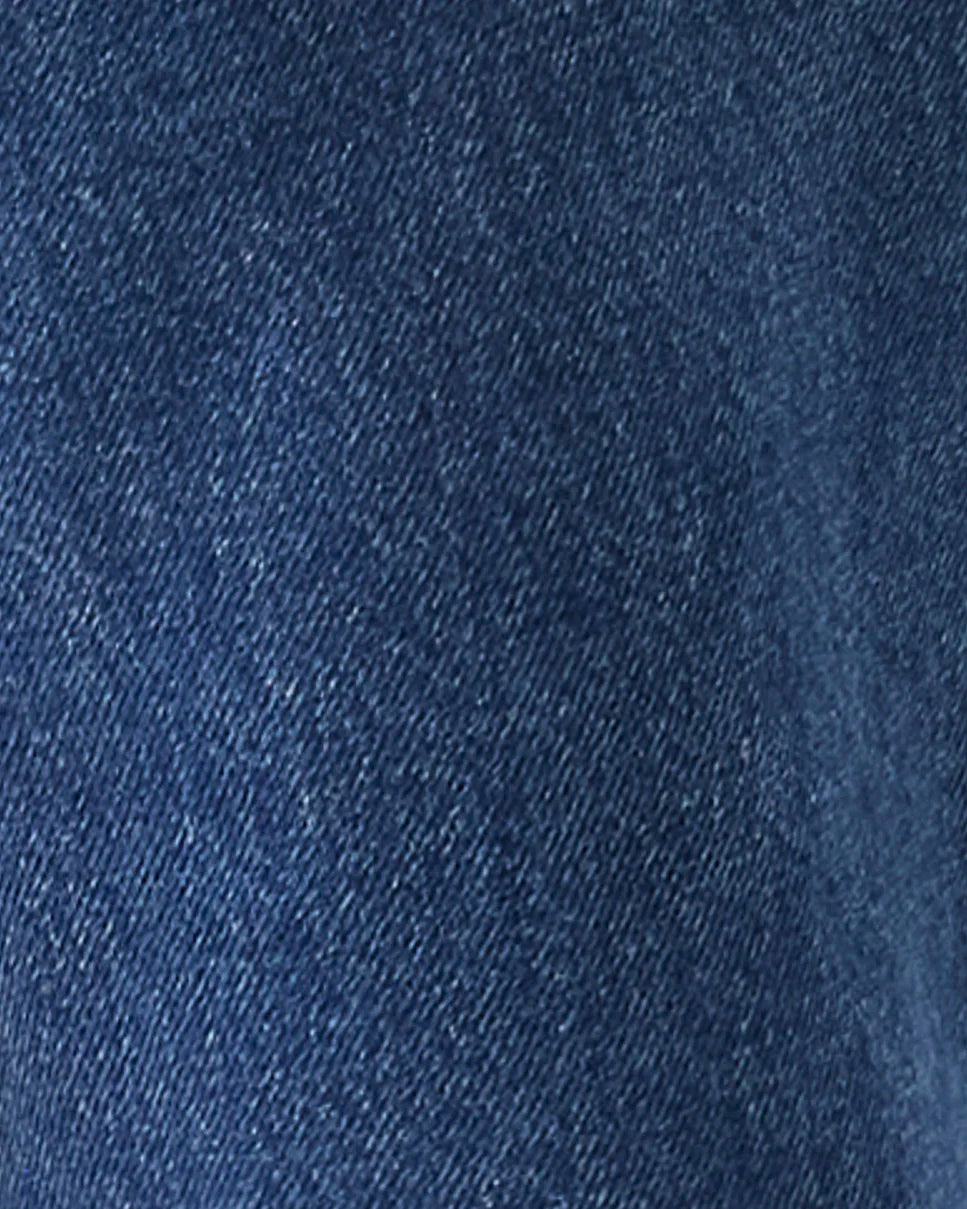 Billie Elastic Waist Jean Dark Wash