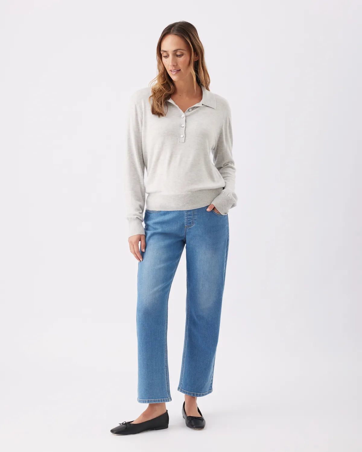 Teddy Straight Jean  Classic Blue