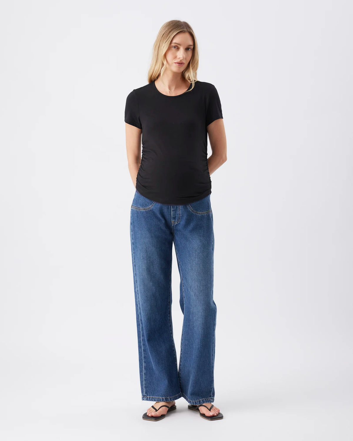 Billie Over Bump Jean Dark Wash