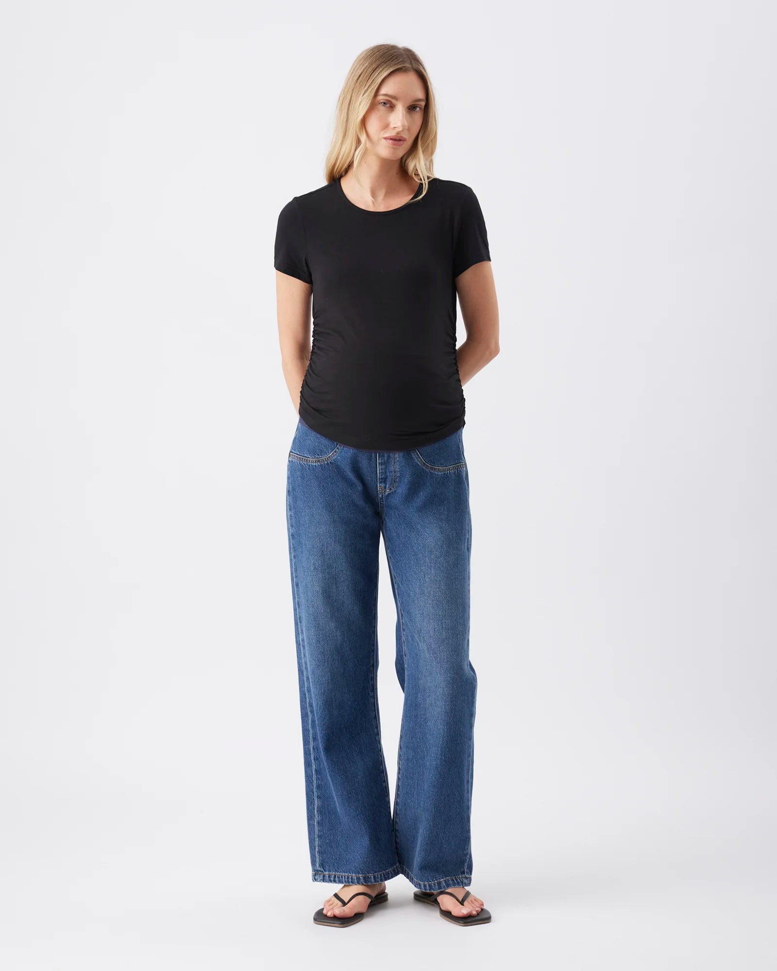Billie Over Bump Jean Dark Wash