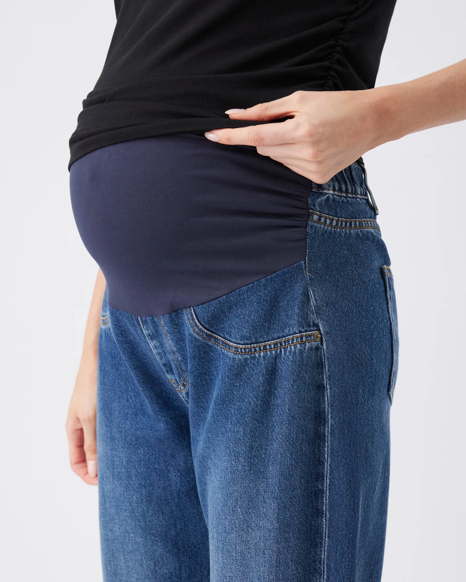 Billie Over Bump Jean Dark Wash