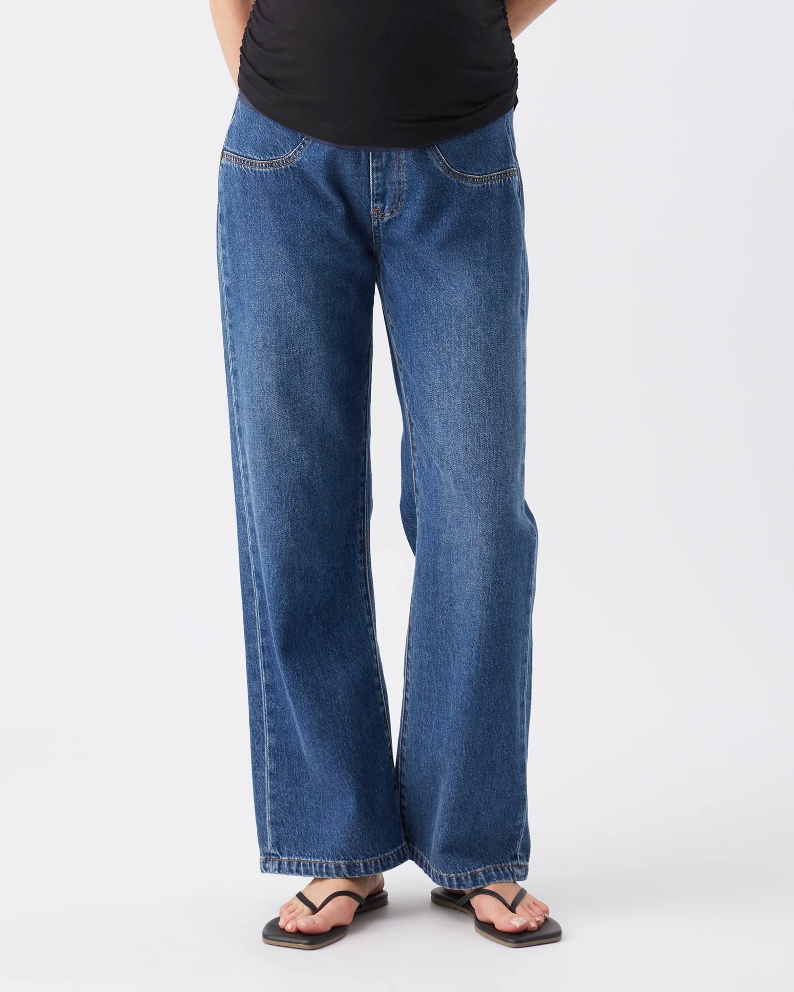 Billie Over Bump Jean Dark Wash