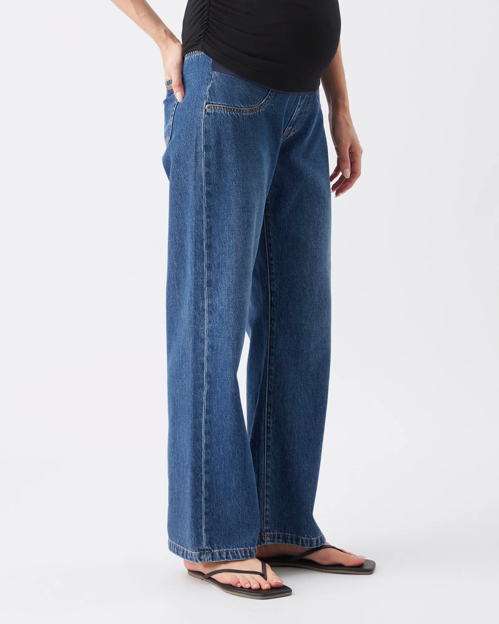 Billie Over Bump Jean Dark Wash