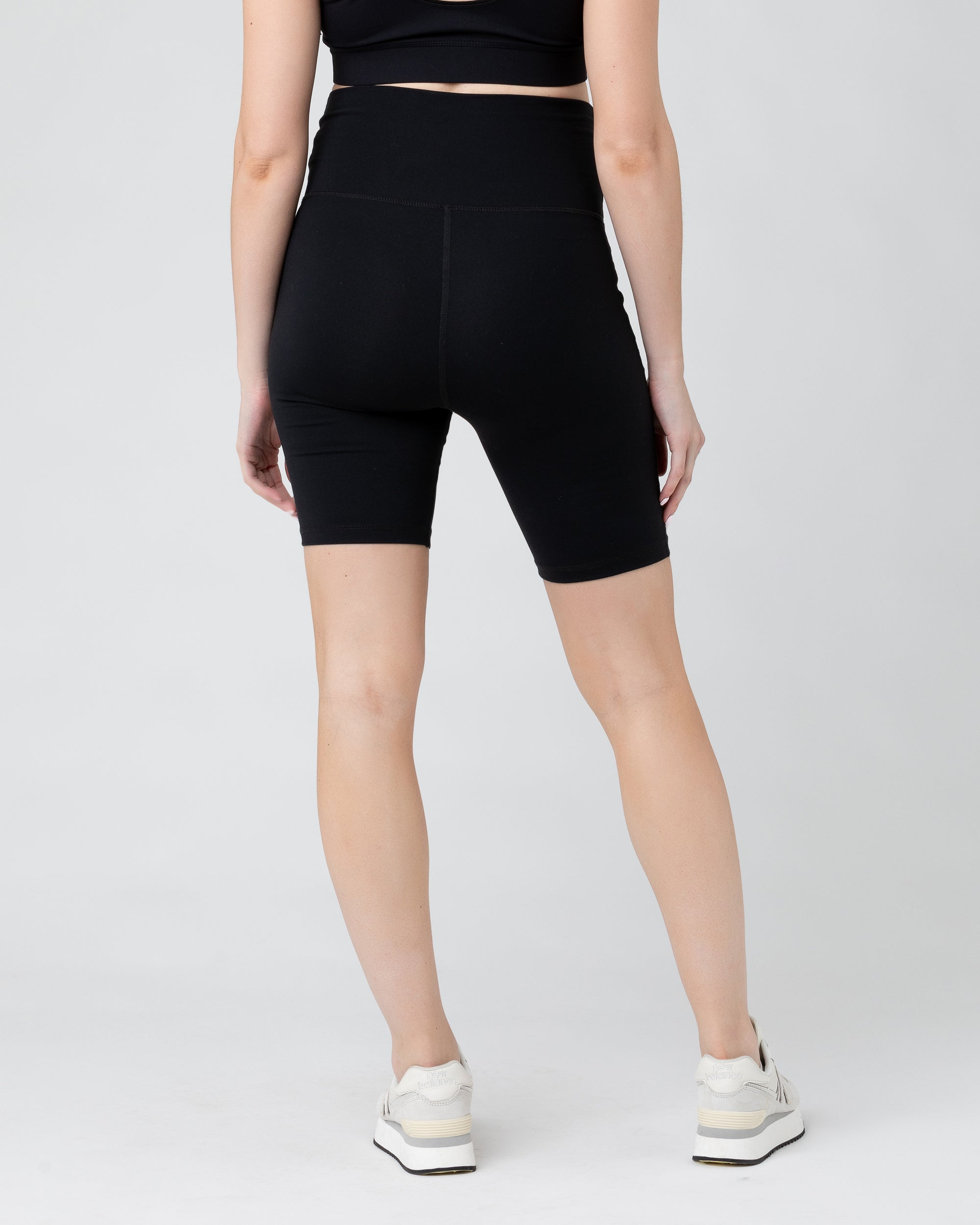 Over Tummy Bike Short  Black