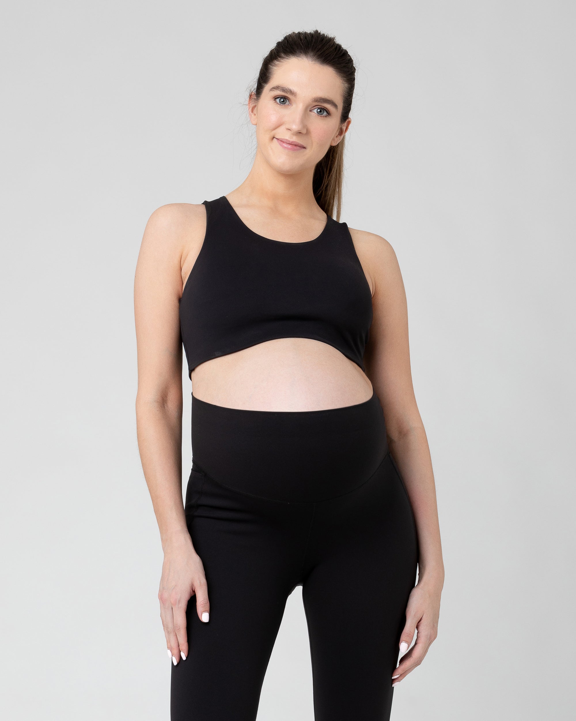 Tempo Crop Top Black