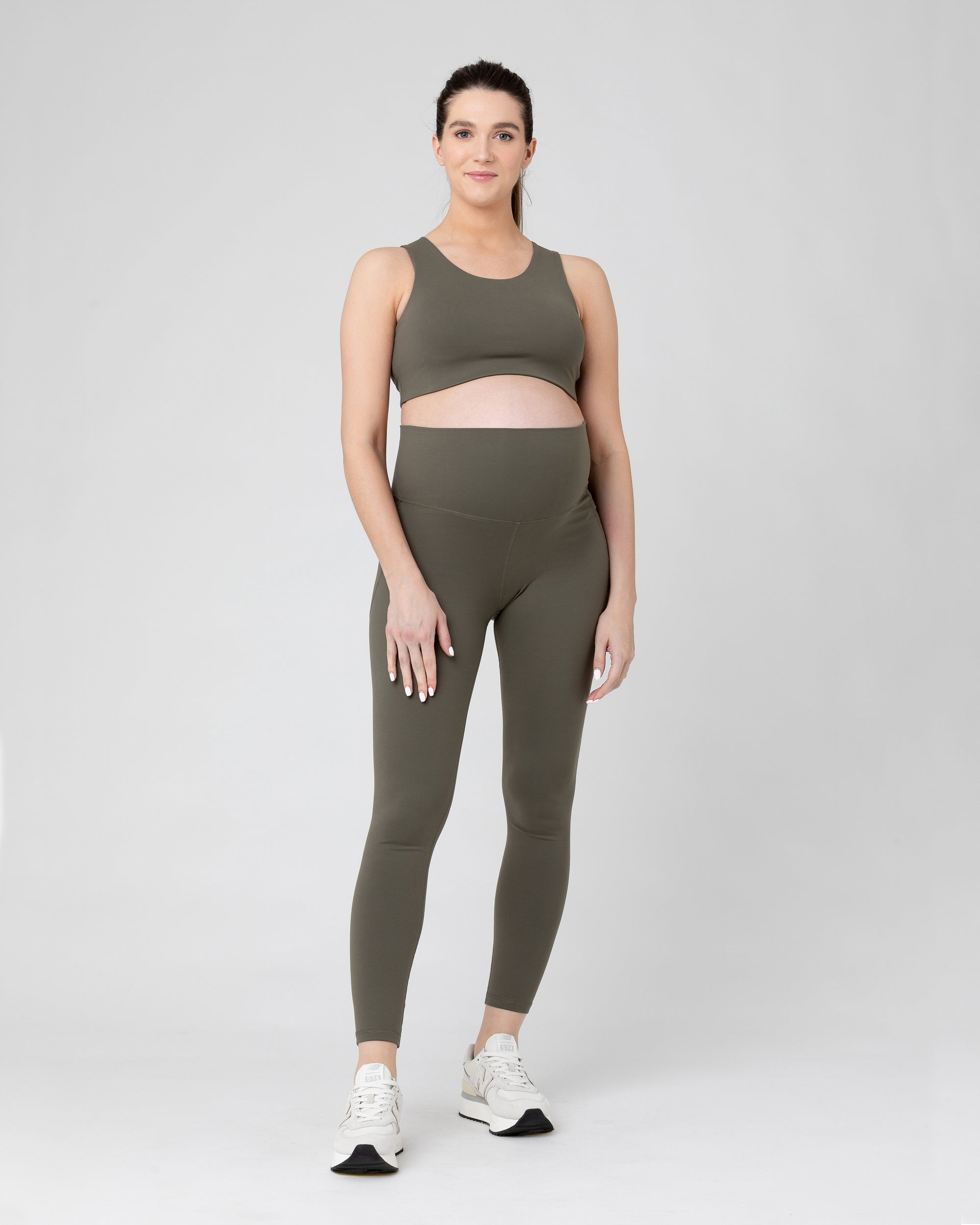 Khaki sales fitness leggings