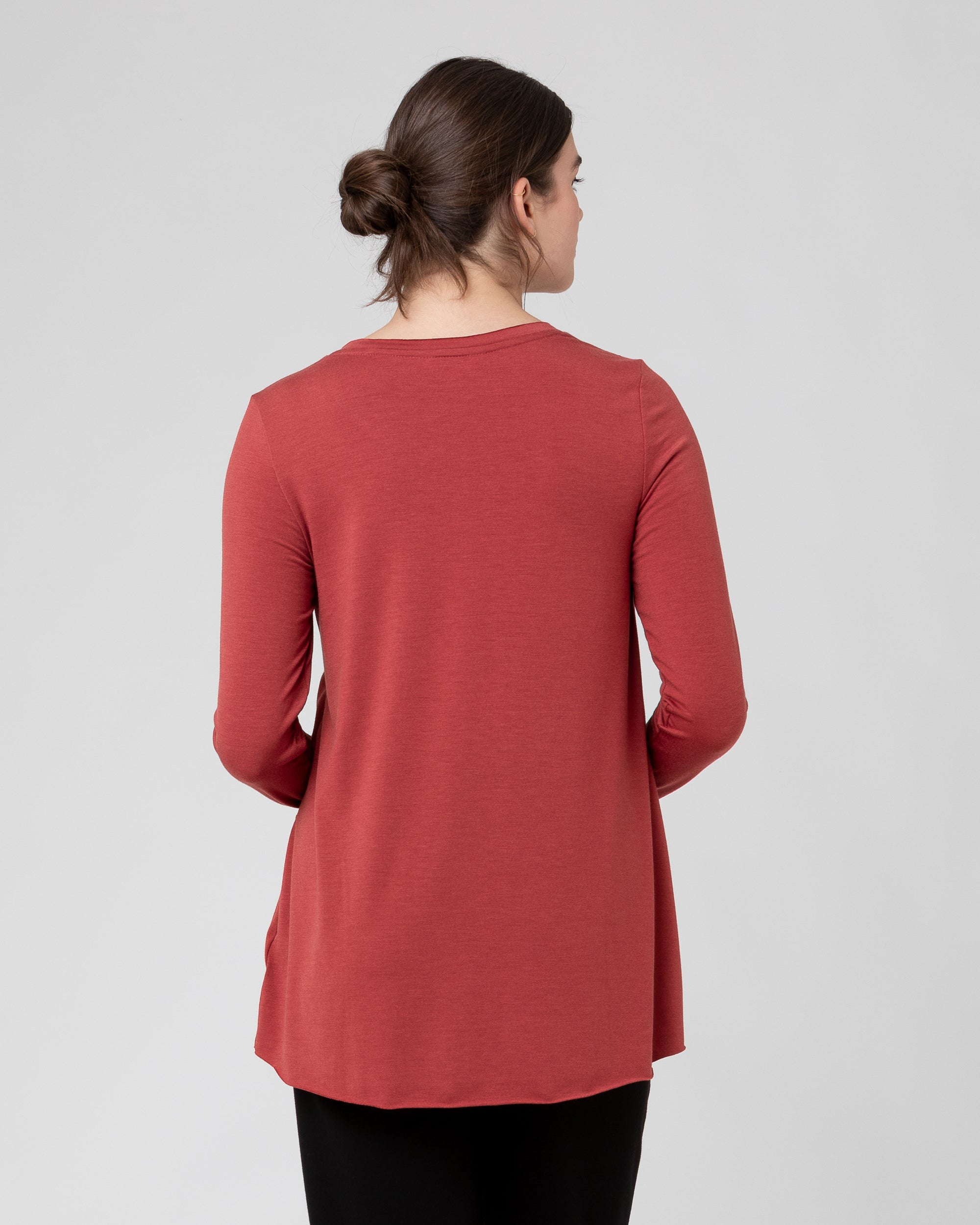 Raw Edge Nursing Top Spice