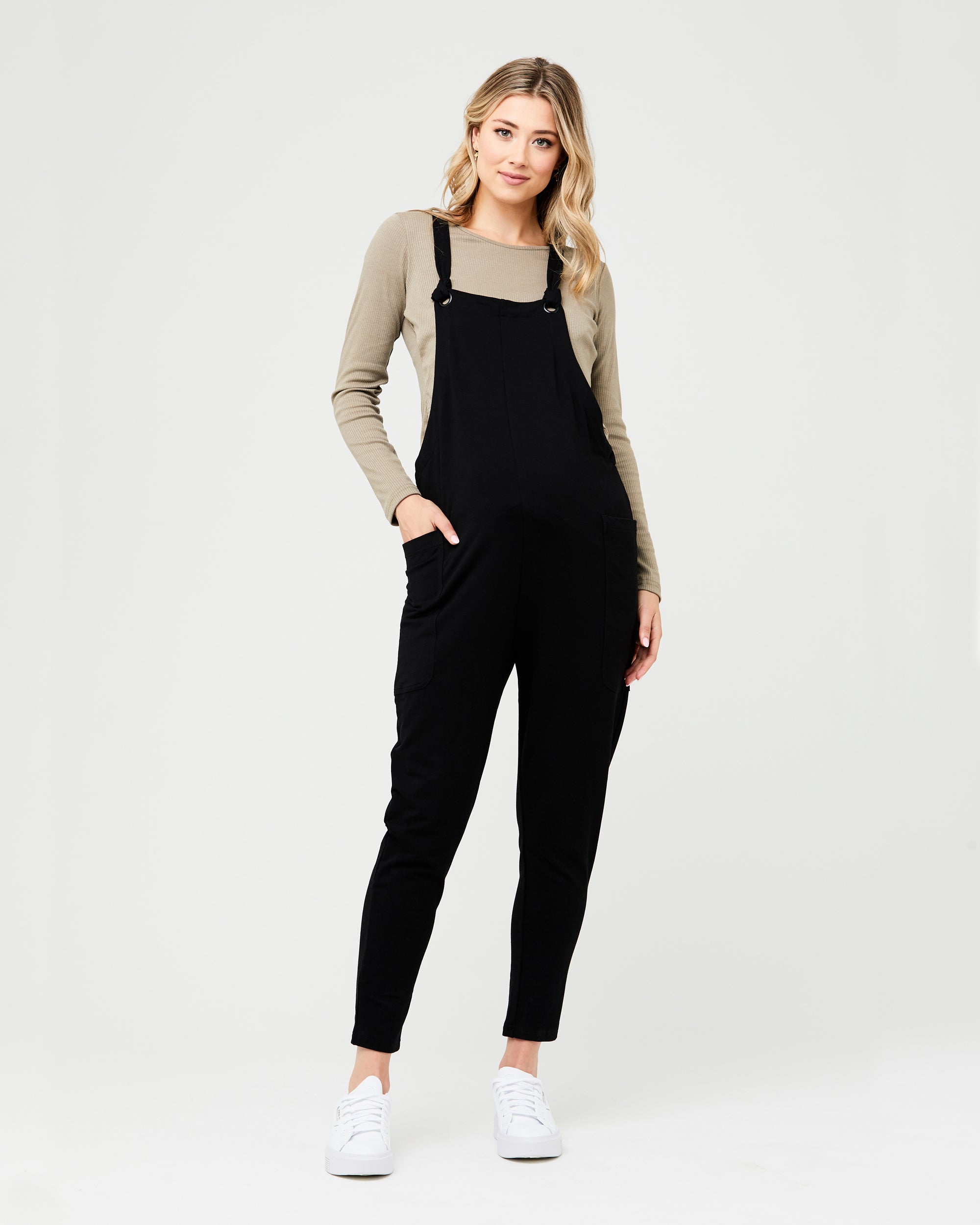 Tessa Rib Nursing Top Olive