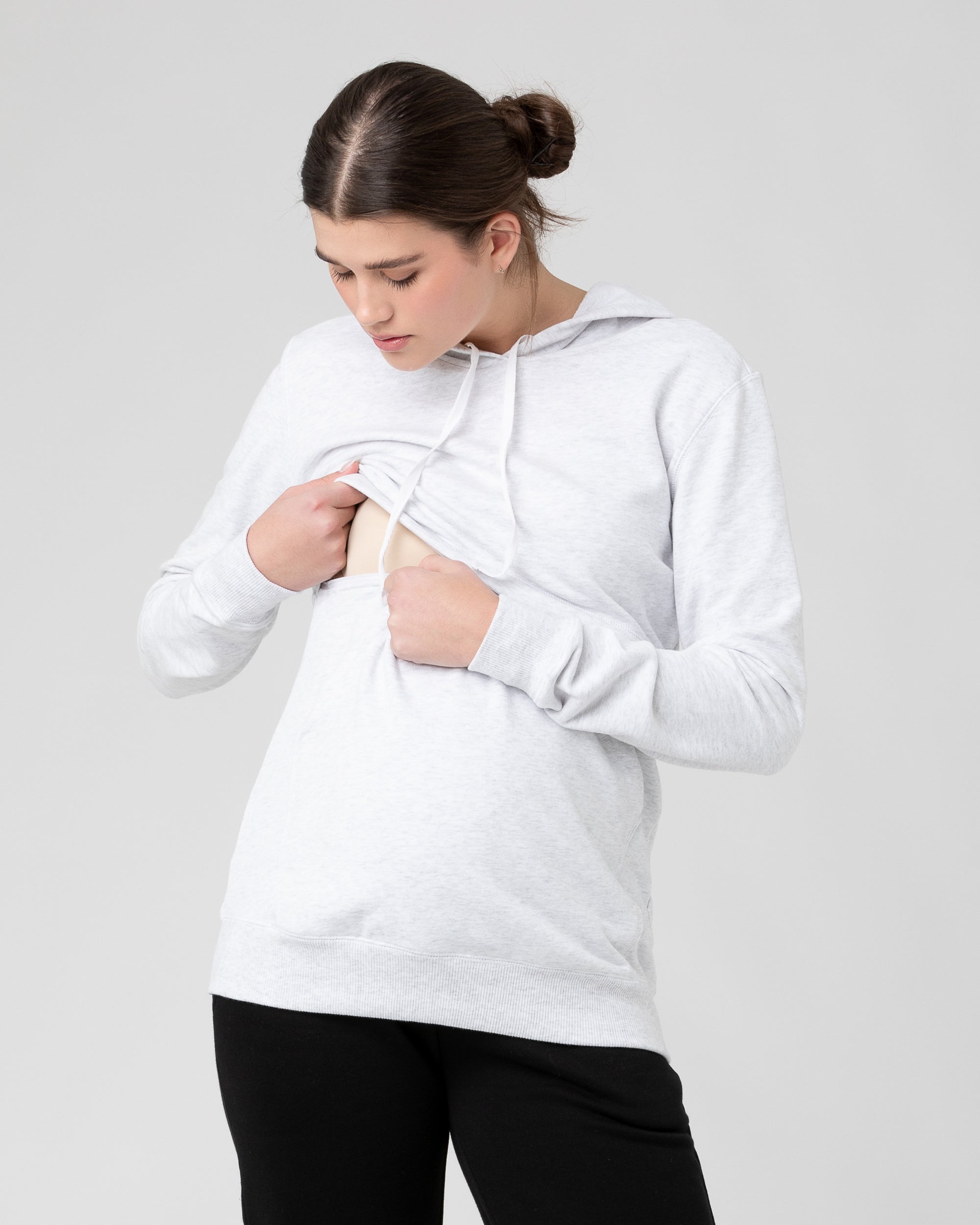 Kitty Nursing Hoodie Arctic Marle