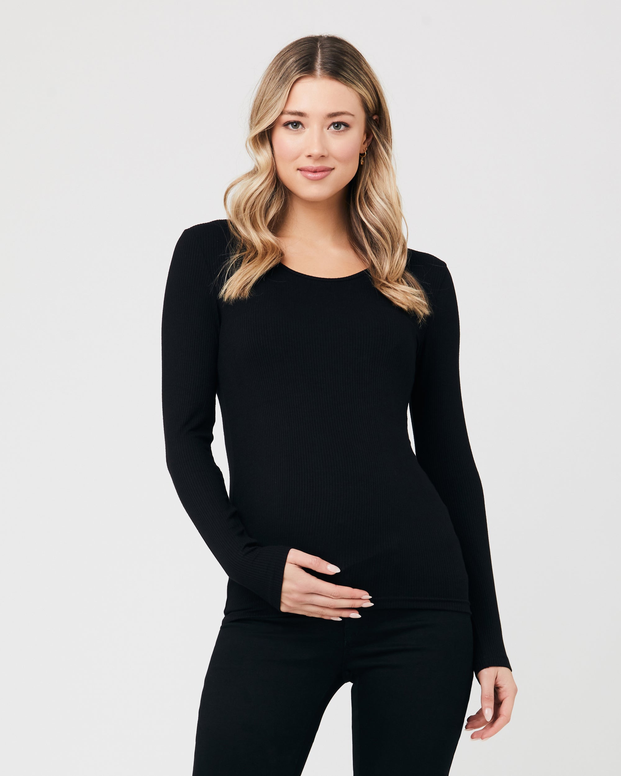 Round About Top Black