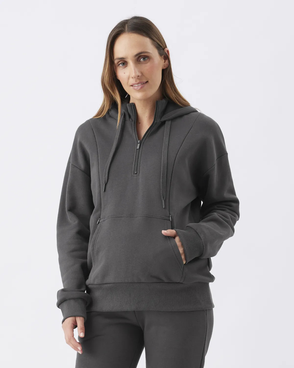Nicky Nursing Hoodie  Slate