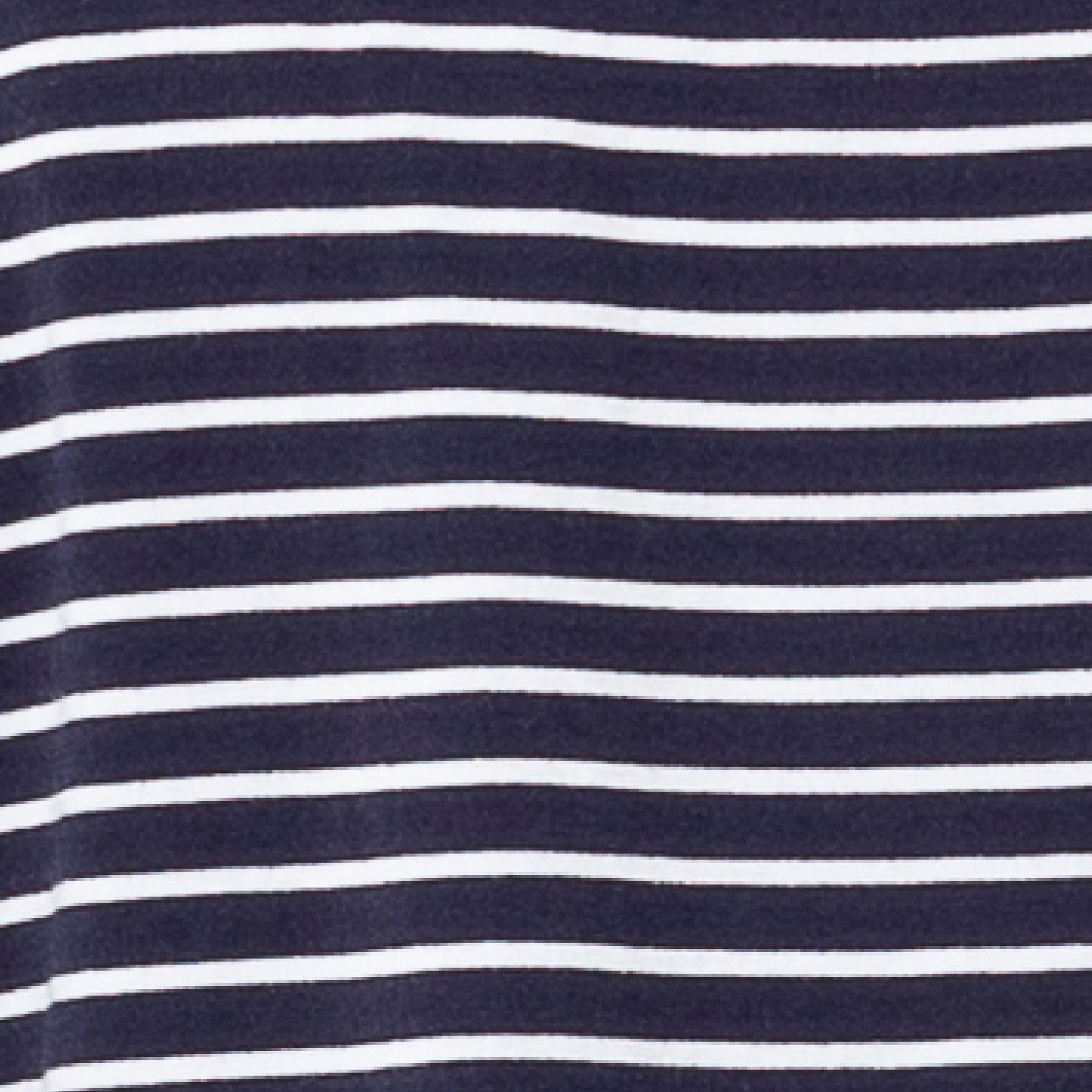 Stripe Layered Nursing Top  Indigo / White