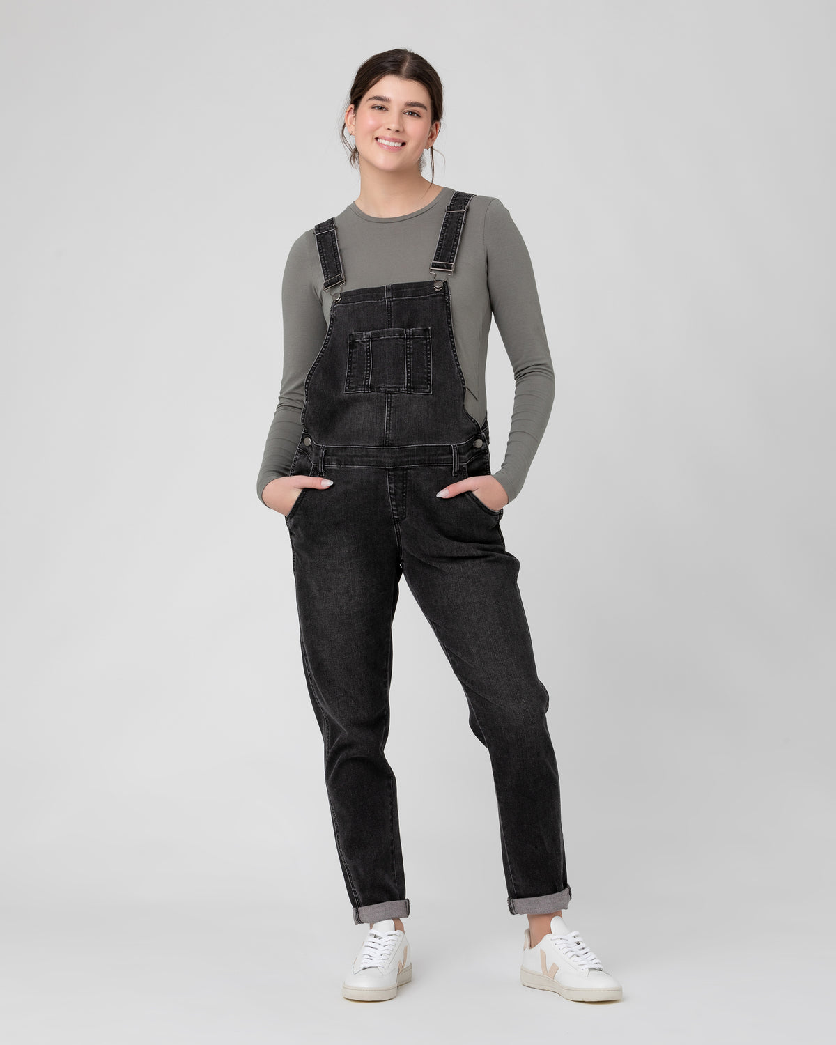 Org Cotton Nursing Top. Moss