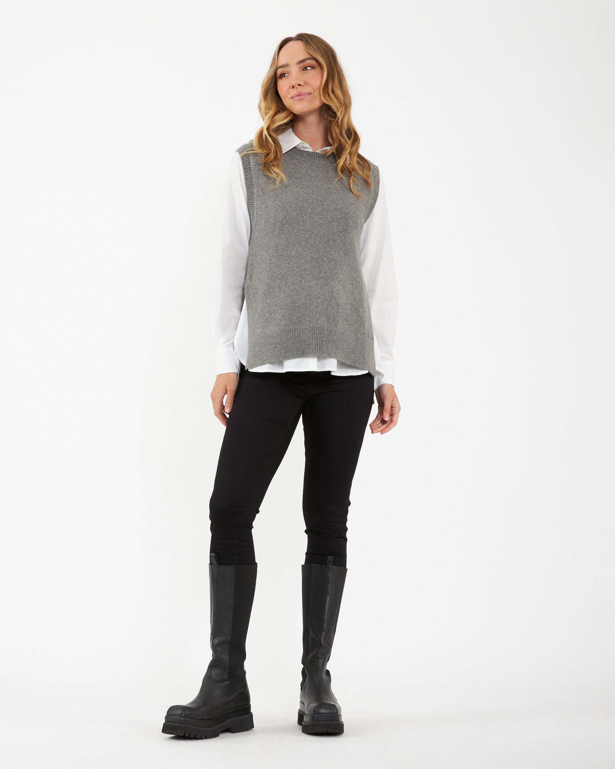 Tori Classic Shirt  White
