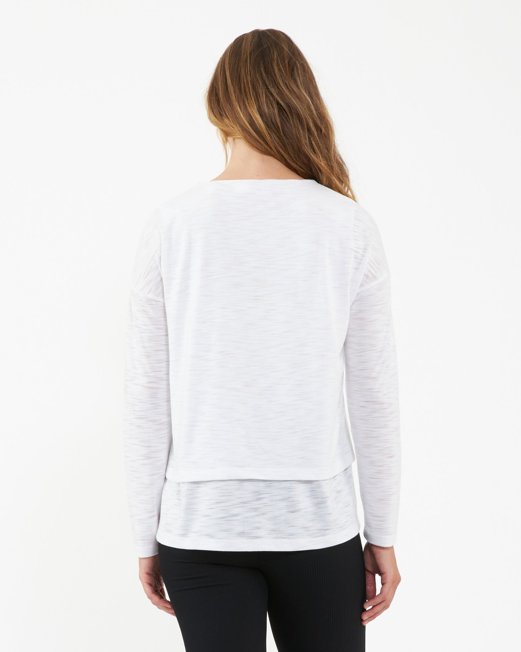 Jazmin Long Sleeve Nursing Top White